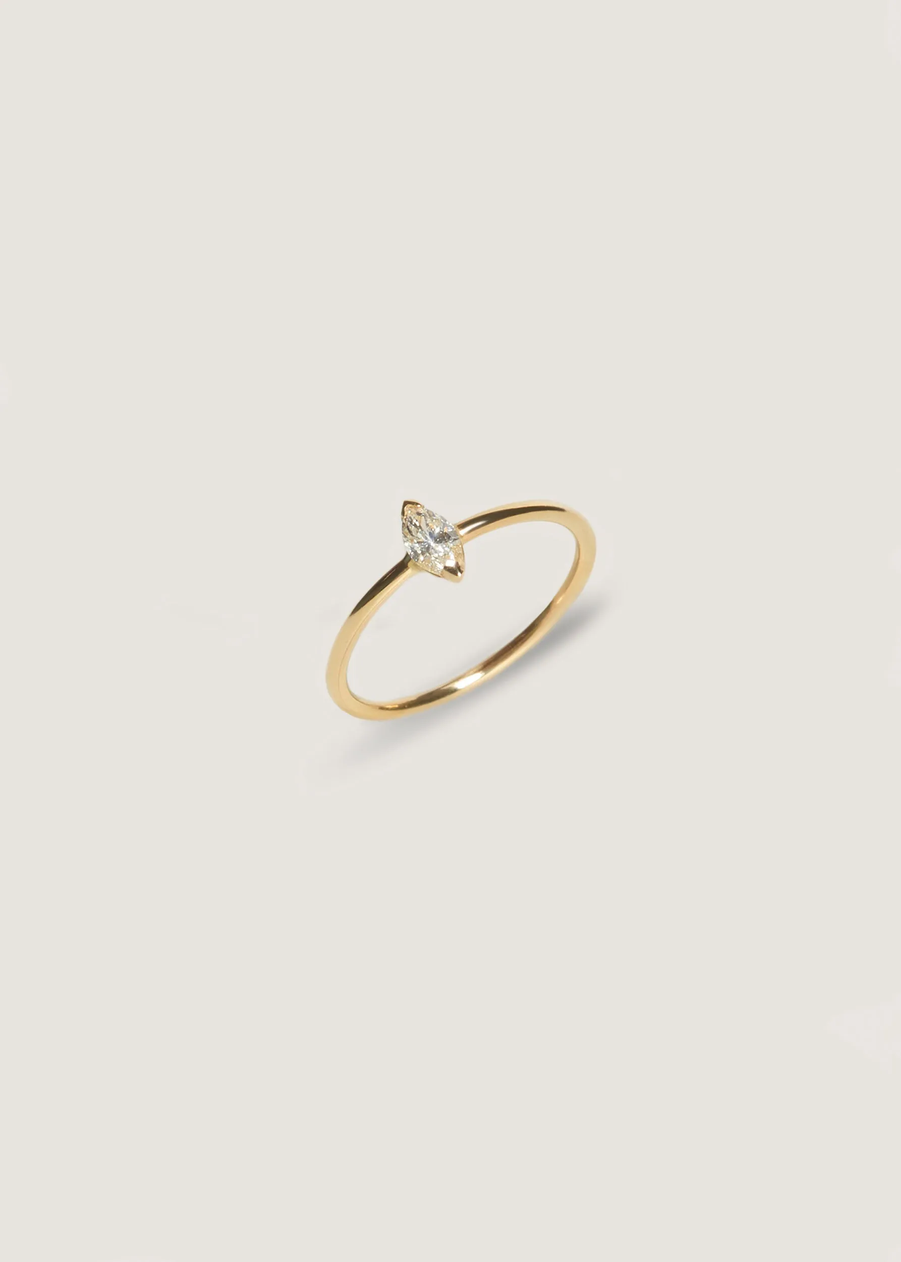 Solitaire Marquise Diamond Ring sold by Kinn product image thumbnail 4