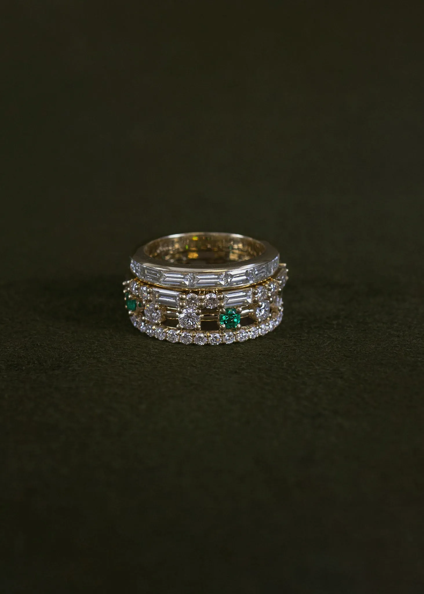 Mixed Stone Eternity Ring Emerald sold by Kinn product image thumbnail 3