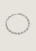 Petite Puffed Mariner Chain Bracelet Silver sold by Kinn