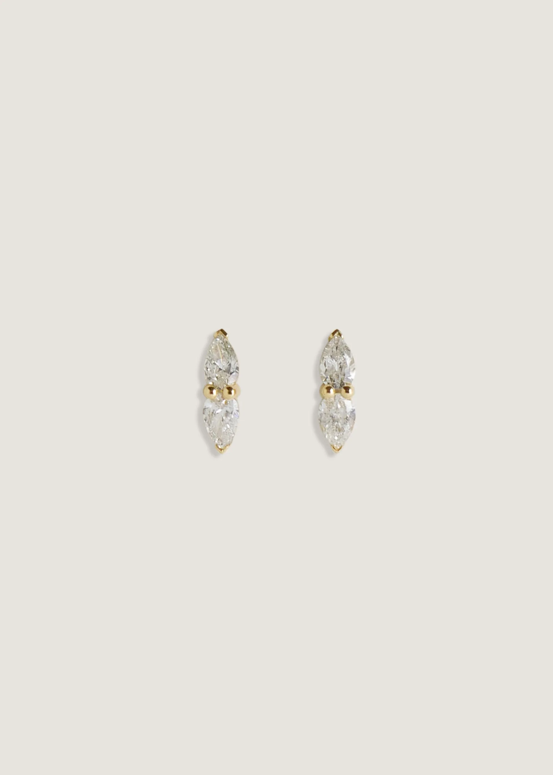 Pear Angel Stud Earrings Diamond sold by Kinn