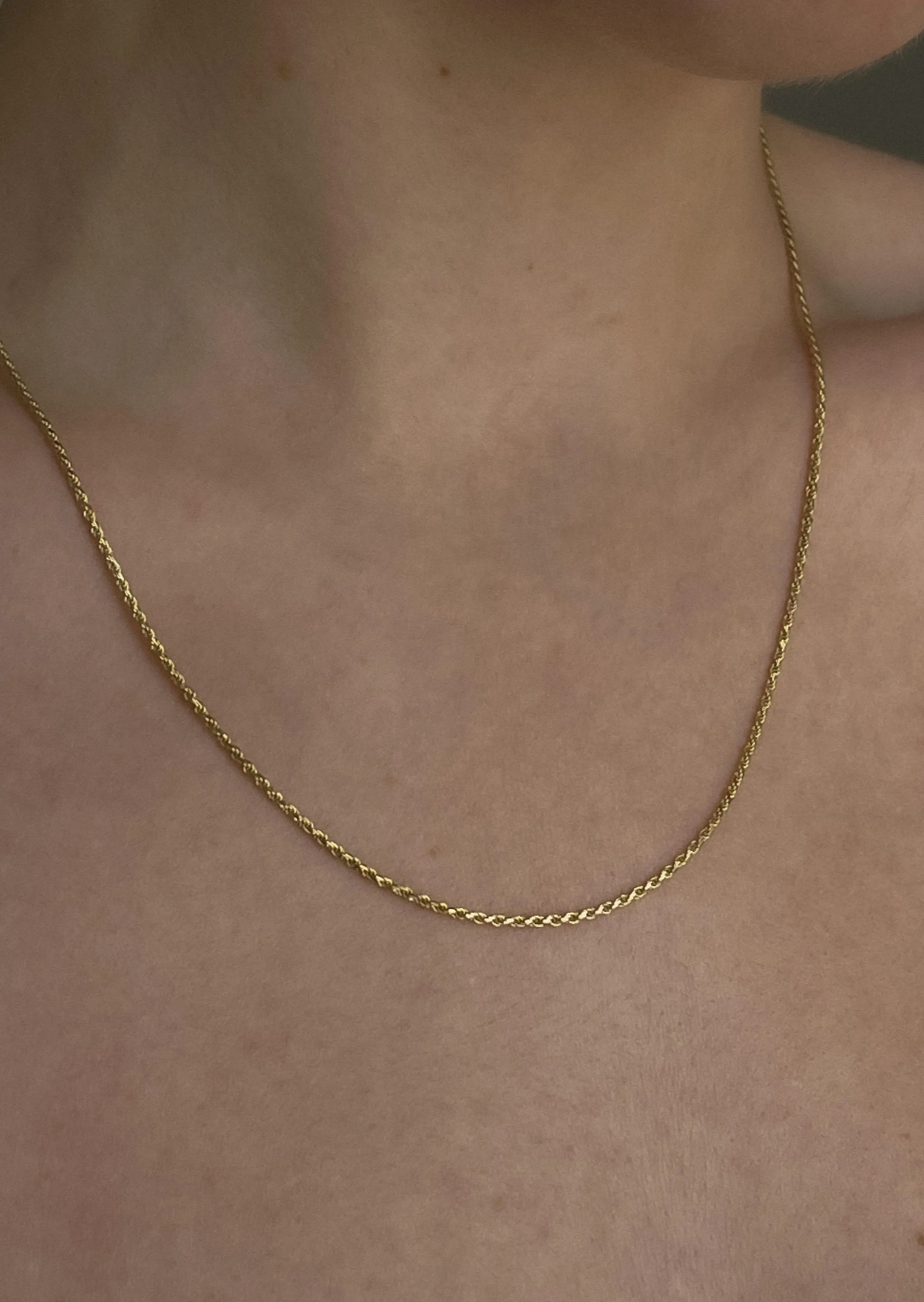 Petite Rope Chain Necklace sold by Kinn product image thumbnail 2