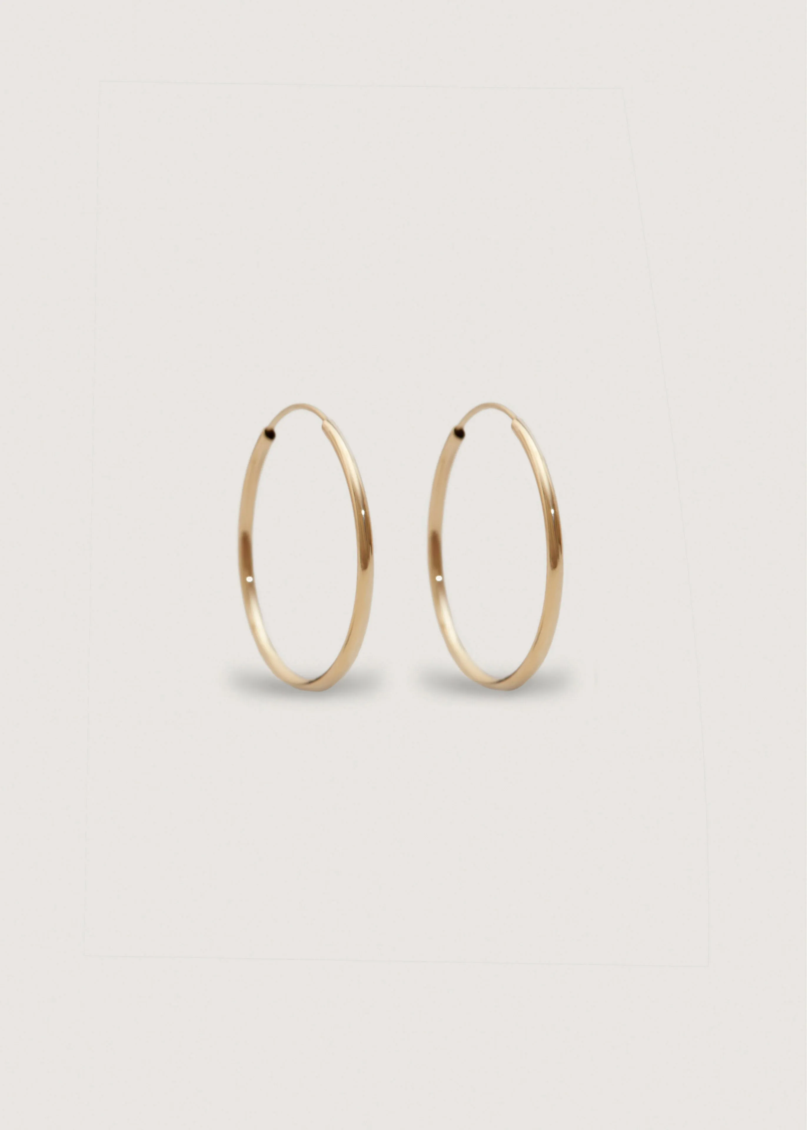 Lightweight Hoop Earrings Large sold by Kinn