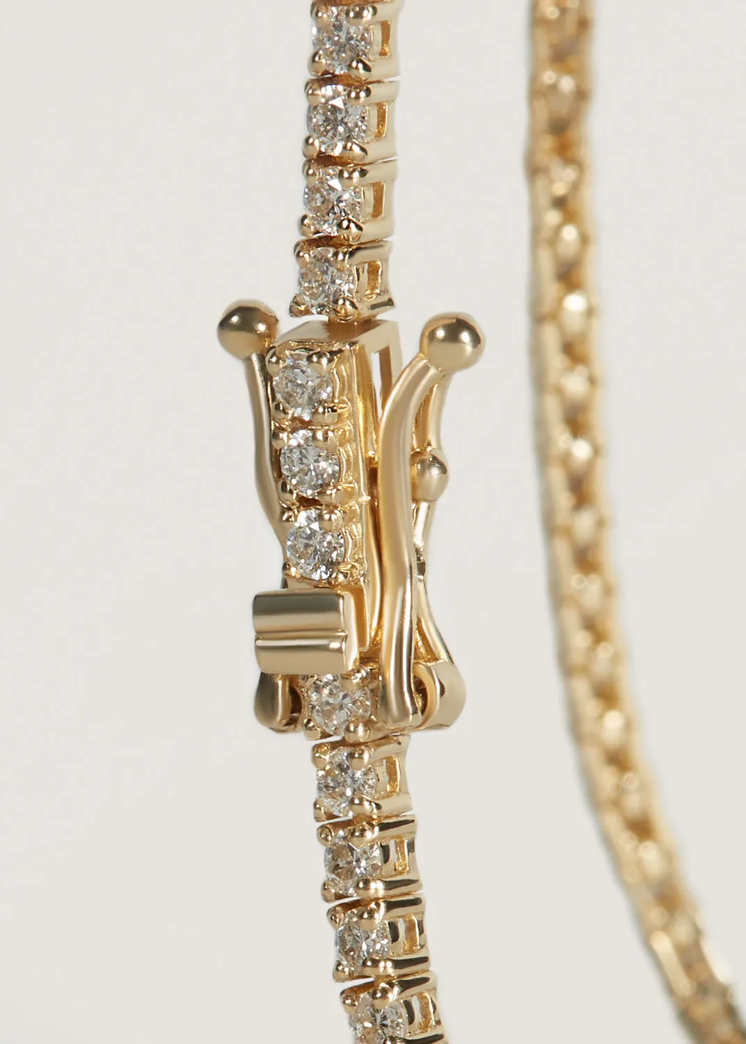 Petite Diana Tennis Necklace Diamond Yellow Gold sold by Kinn product image thumbnail 4
