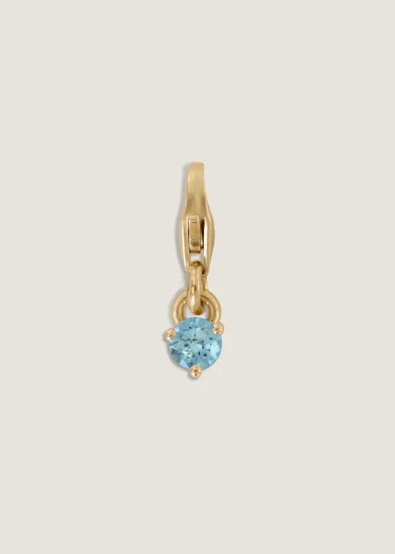 Ma-eum Birthstone Charm Blue Topaz sold by Kinn