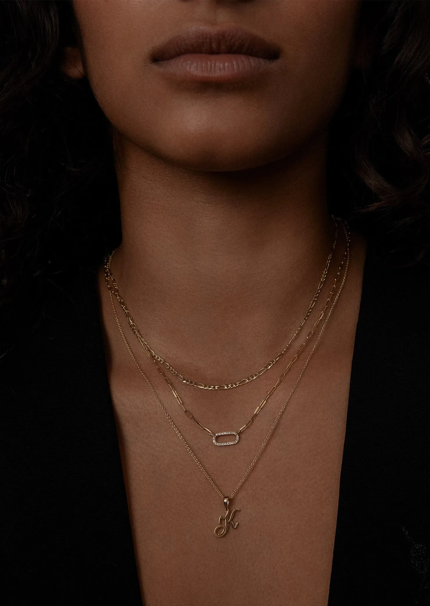 Pavé Diamond Link Chain Necklace sold by Kinn product image thumbnail 5