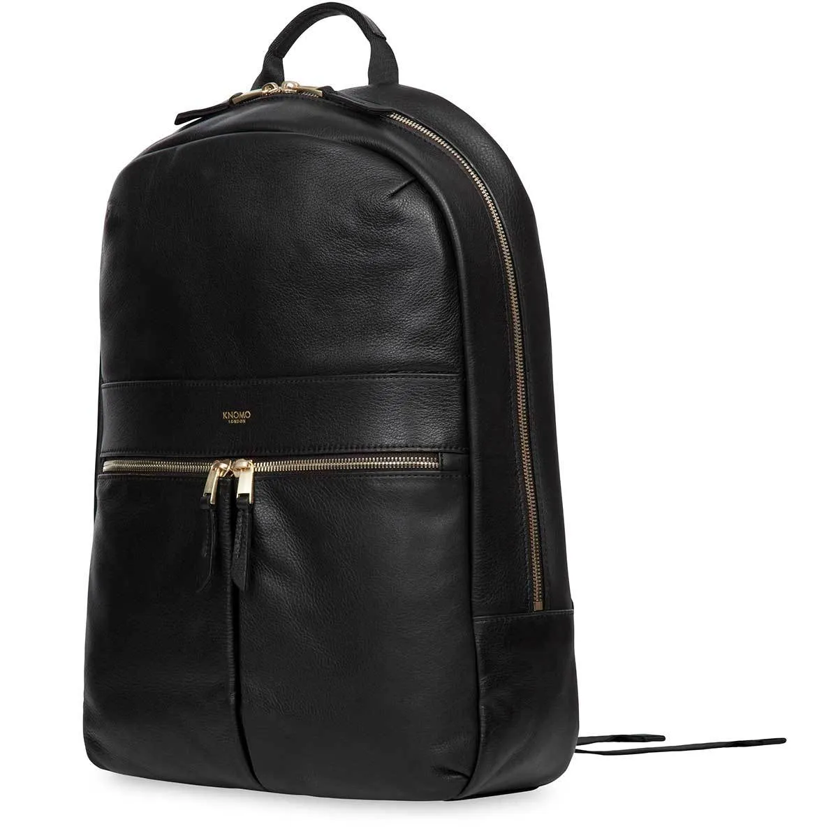 15" Laptop Backpack in Black Leather sold by Knomo product image thumbnail 3