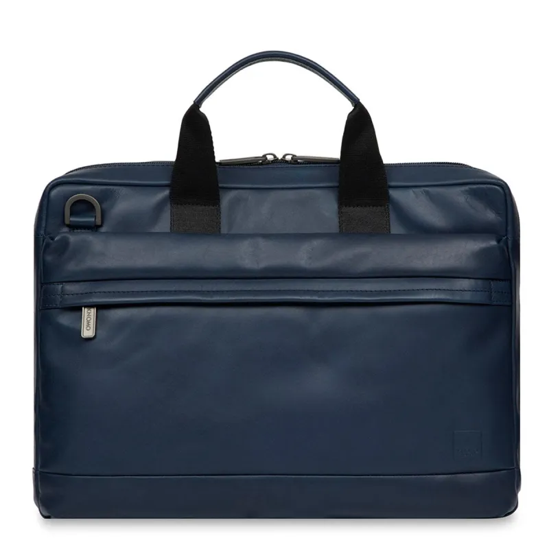 Leather Laptop Briefcase - Fits 14" Laptop made by Knomo