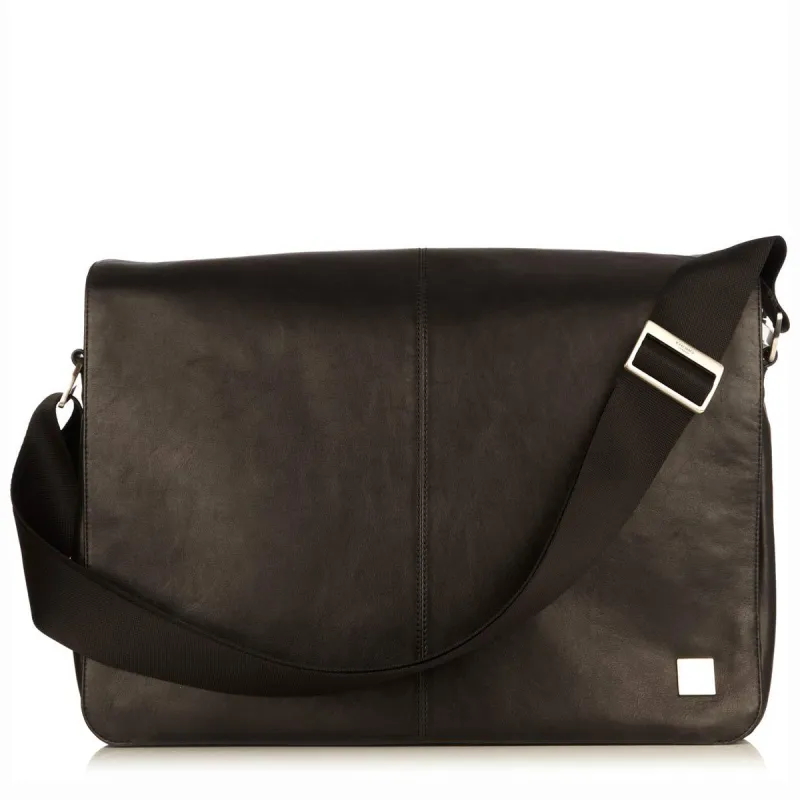 Leather Laptop Messenger Bag - 15.6" sold by Knomo