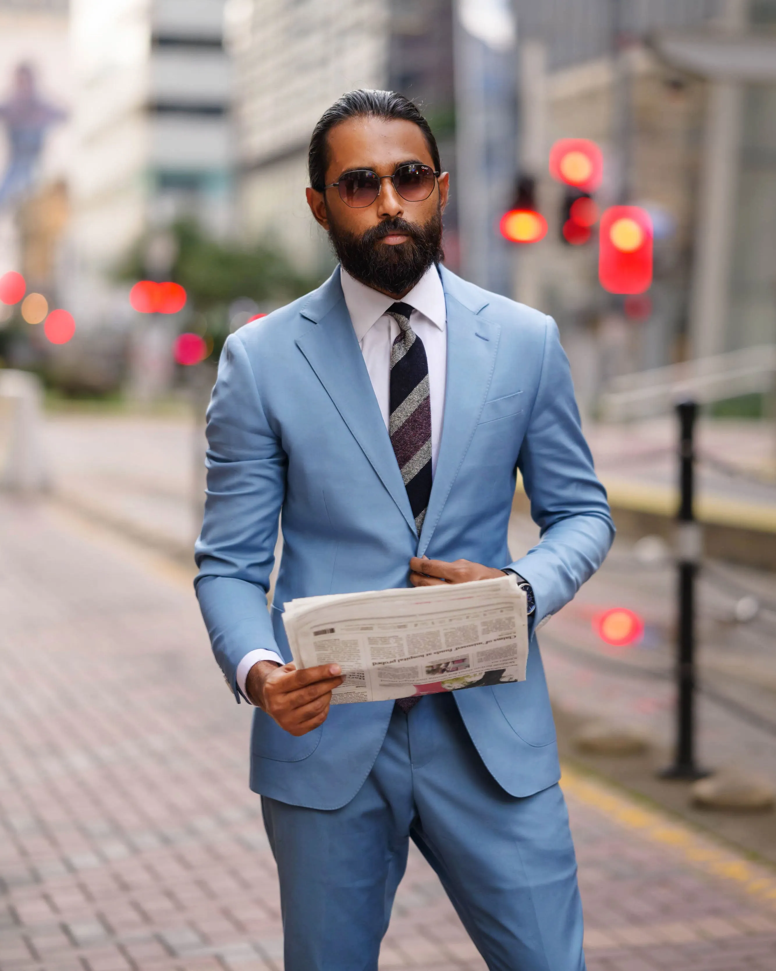 SG Single Breasted Blazer – Pastel Blue sold by Southern Gents product image thumbnail 2