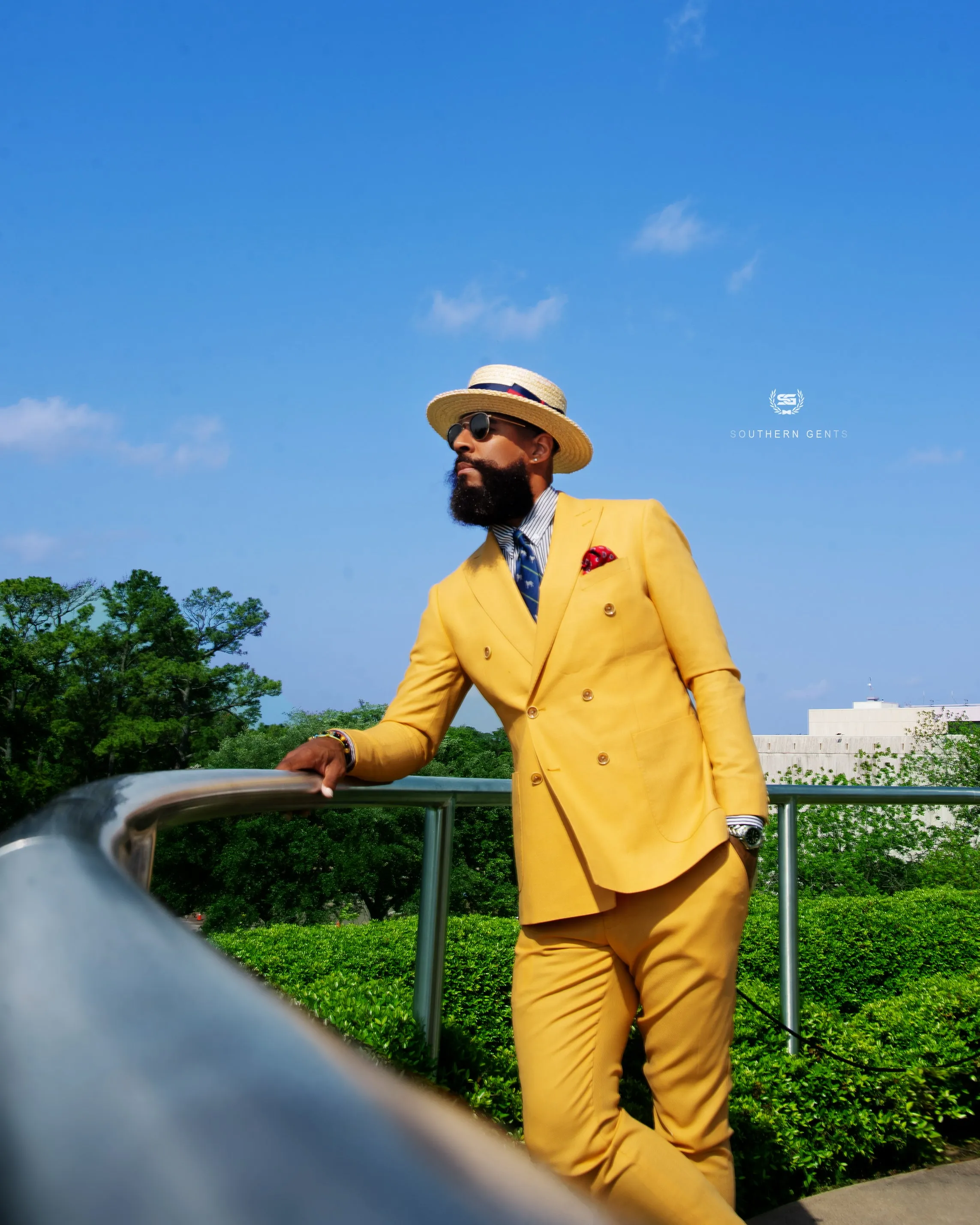 SG Double Breasted Blazer – Citrus sold by Southern Gents product image thumbnail 3