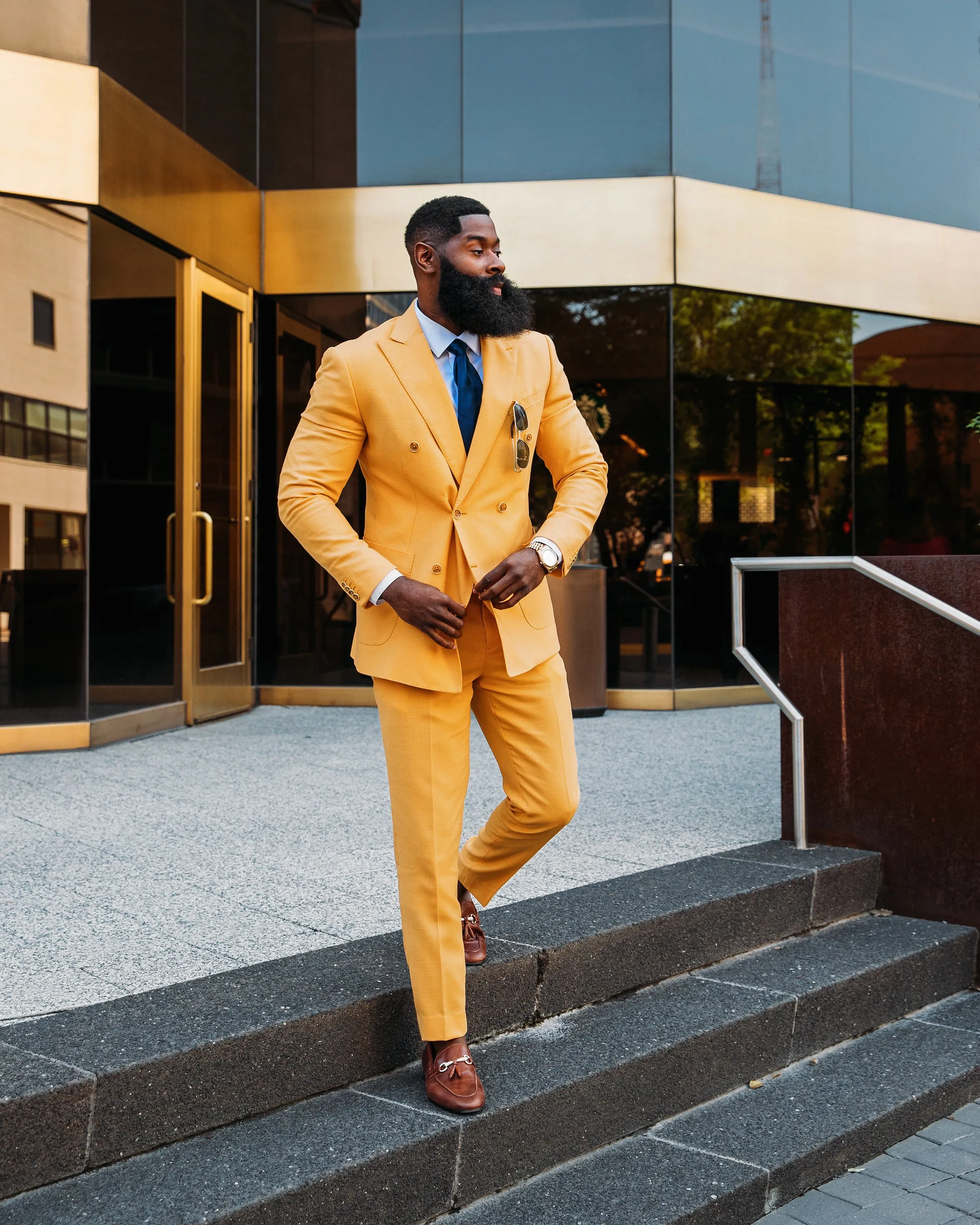 SG Double Breasted Blazer – Citrus sold by Southern Gents product image thumbnail 2