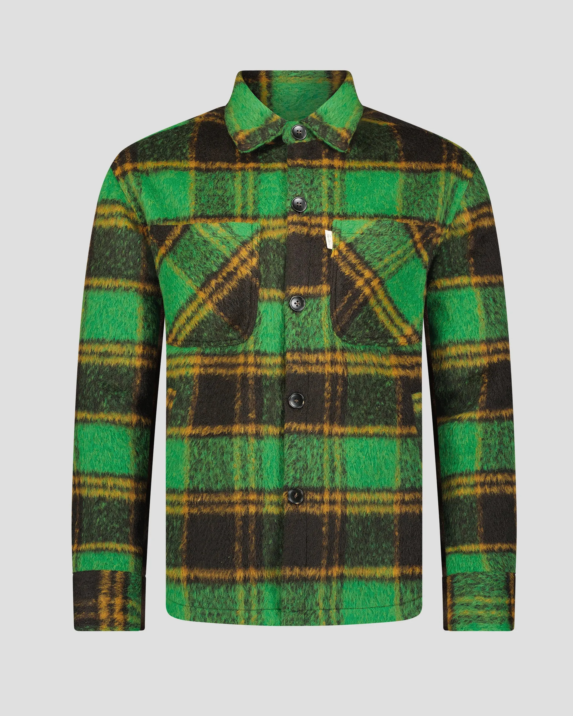 SG Quilted Shirt Jacket - Kiwi Plaid sold by Southern Gents