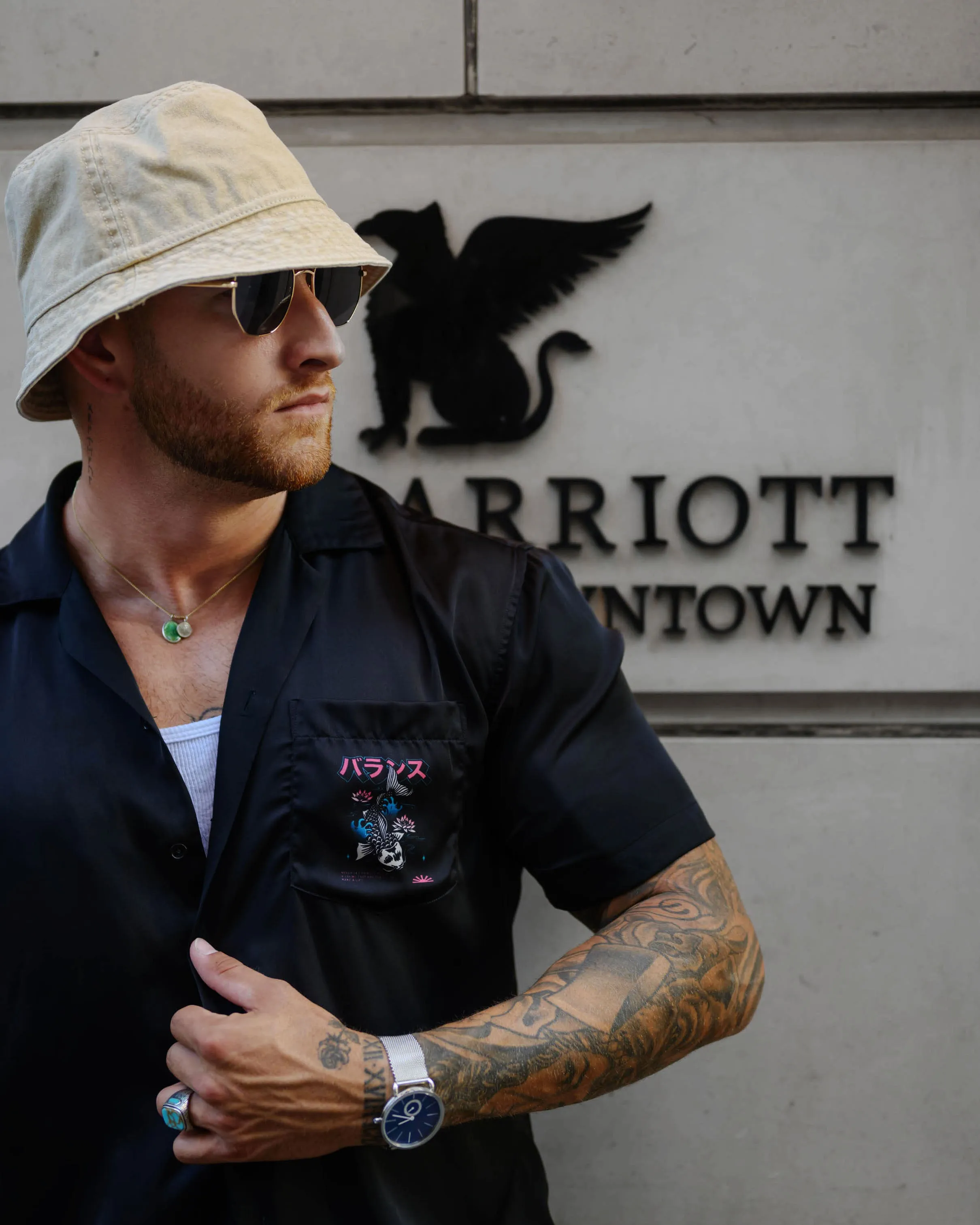 SG Camp Collar Shirt - Koi Wave sold by Southern Gents product image thumbnail 2