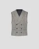 SG Double Breasted Vest - Neutral sold by Southern Gents