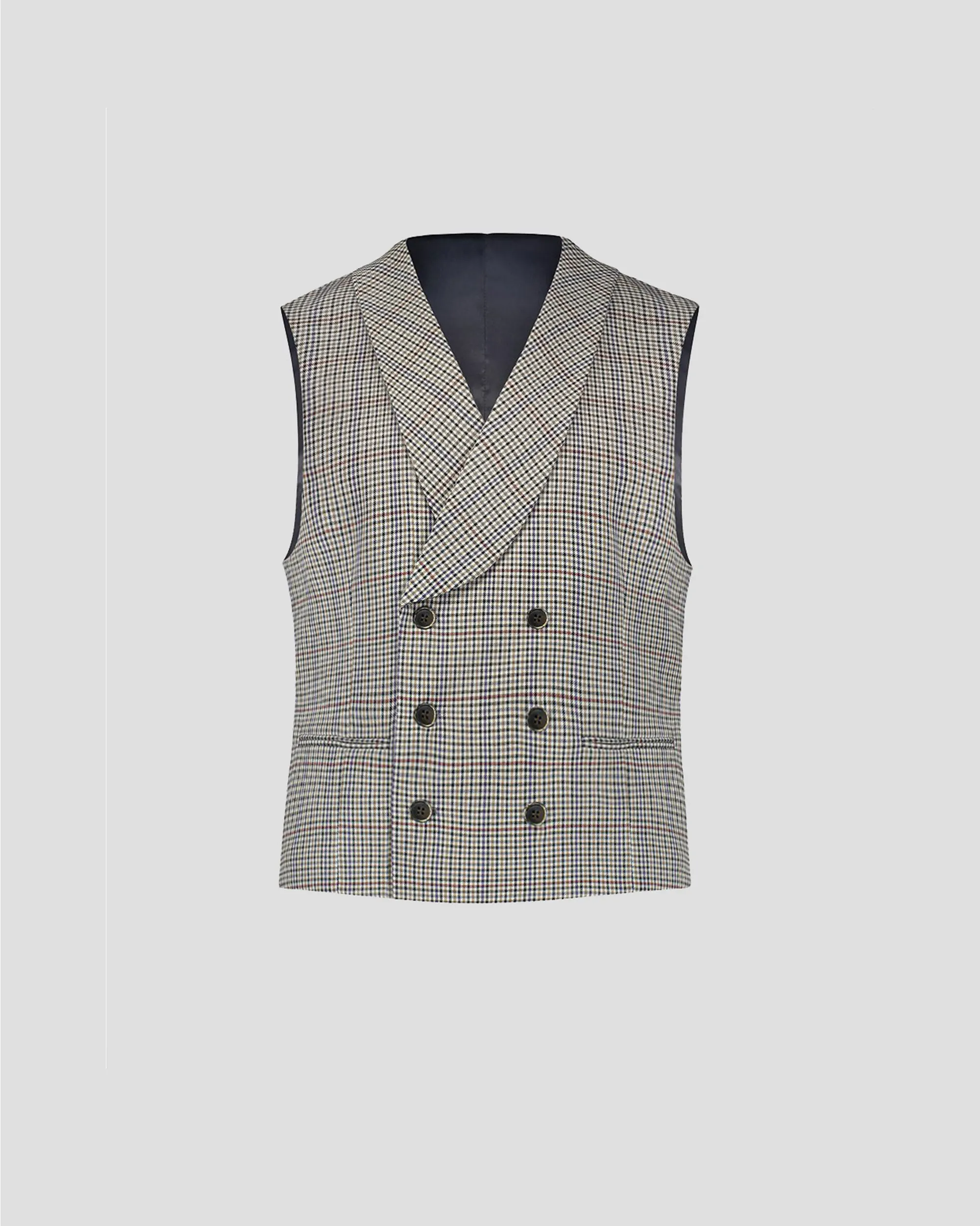 SG Double Breasted Vest - Neutral sold by Southern Gents