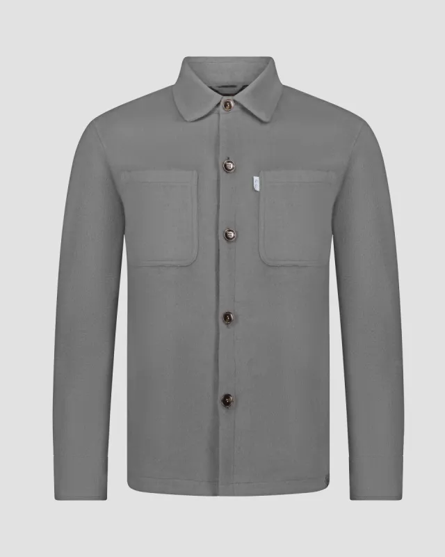 SG Quilted Shirt Jacket - Grey sold by Southern Gents