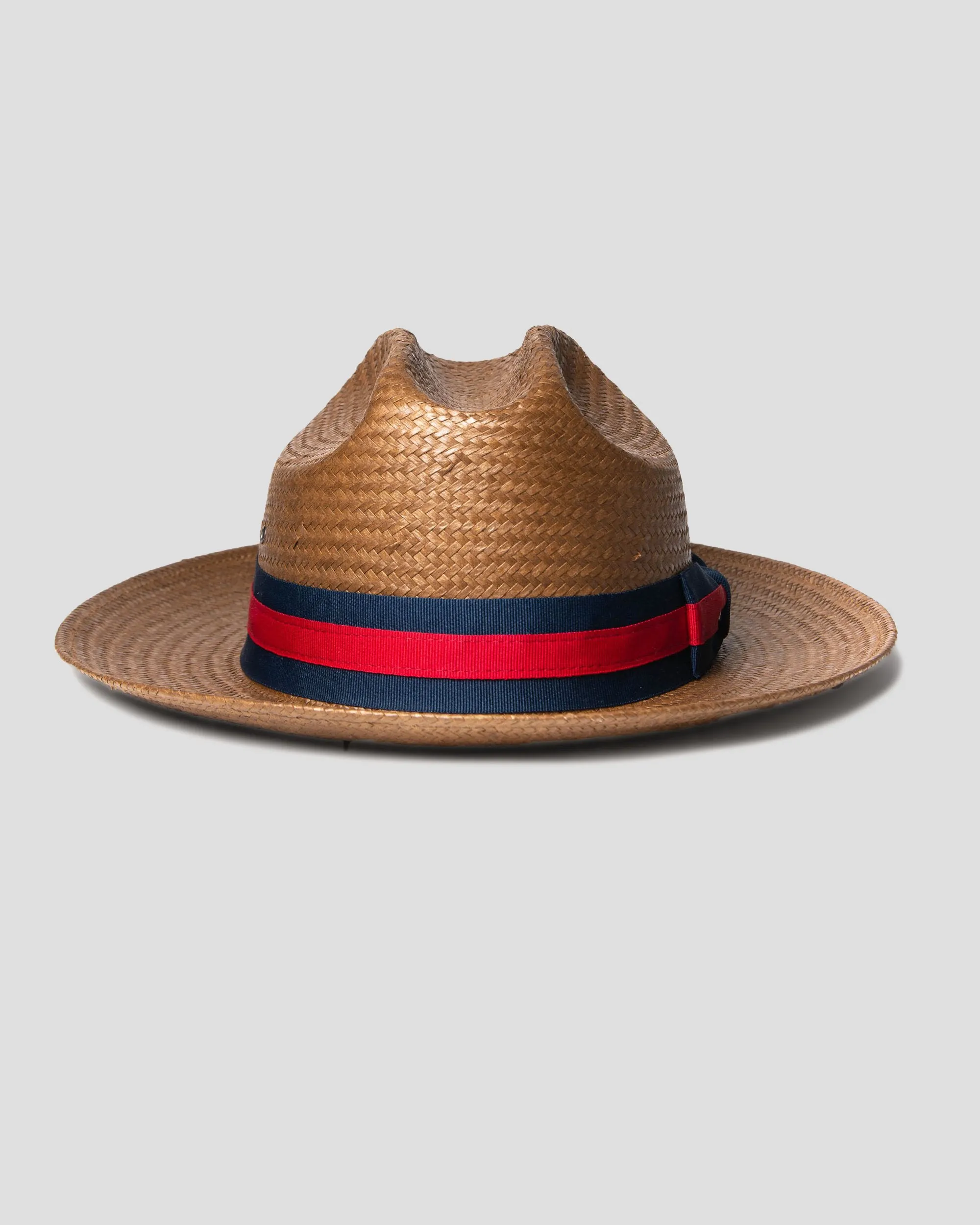 Southern Gents Miller Ranch Fedora Hat - Patriotic Straw sold by Southern Gents
