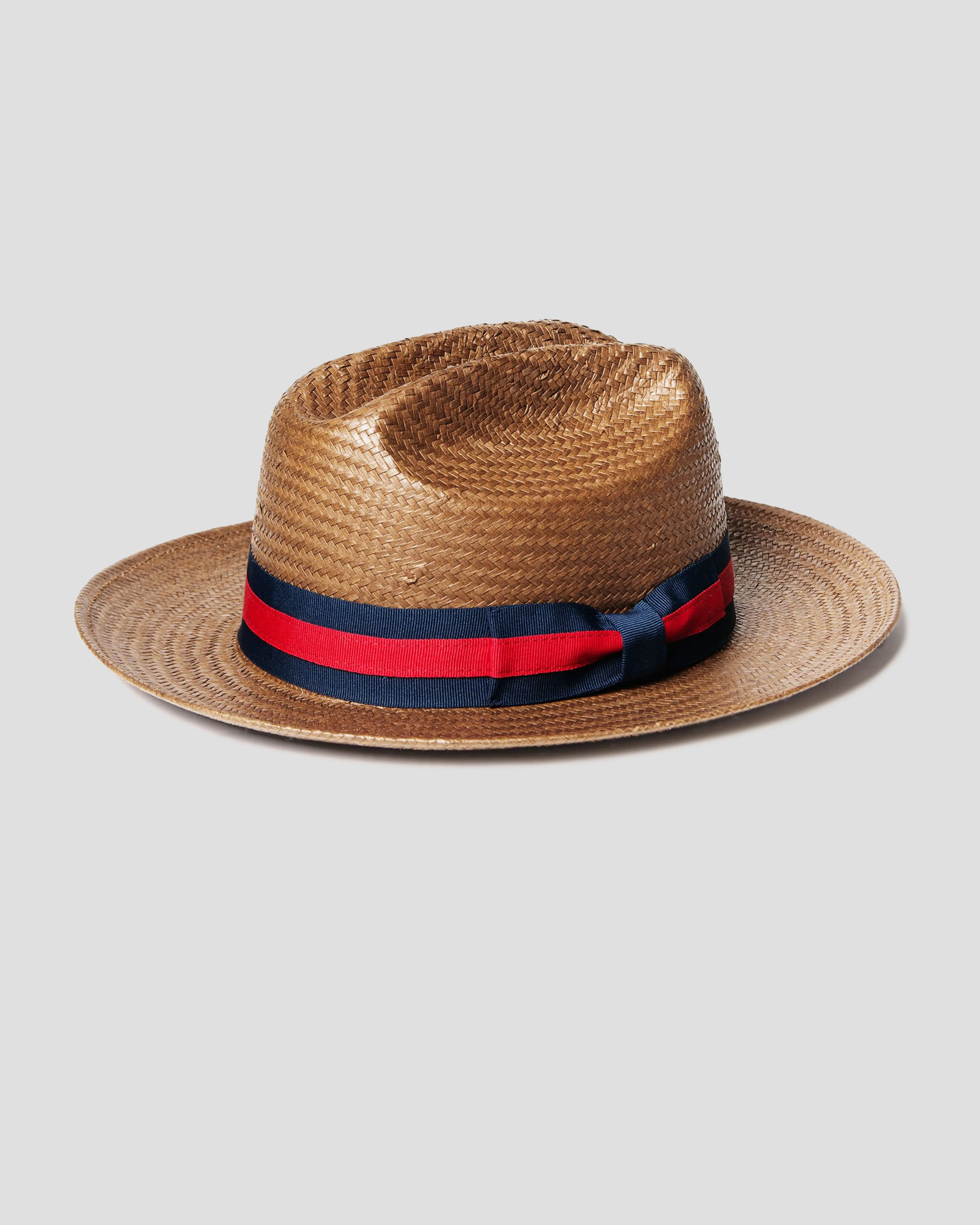 Southern Gents Miller Ranch Fedora Hat - Patriotic Straw sold by Southern Gents product image thumbnail 4