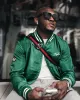 Kamaru Usman - NGHTMR Bomber Jacket - Hunter Green sold by Southern Gents