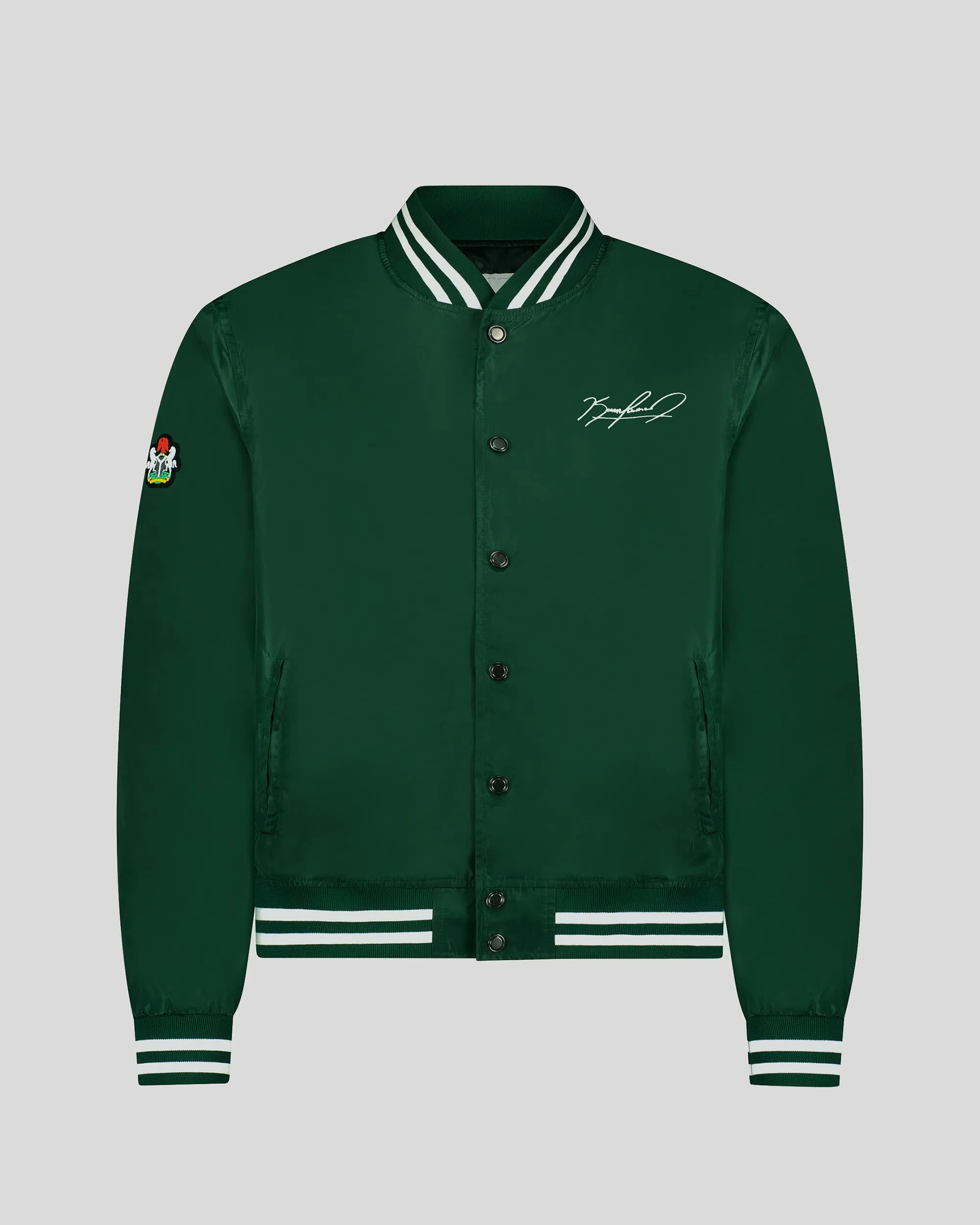 uthern Gents x Kamaru Usman - NGHTMR Bomber Jacket - Hunter Green sold by Southern Gents
