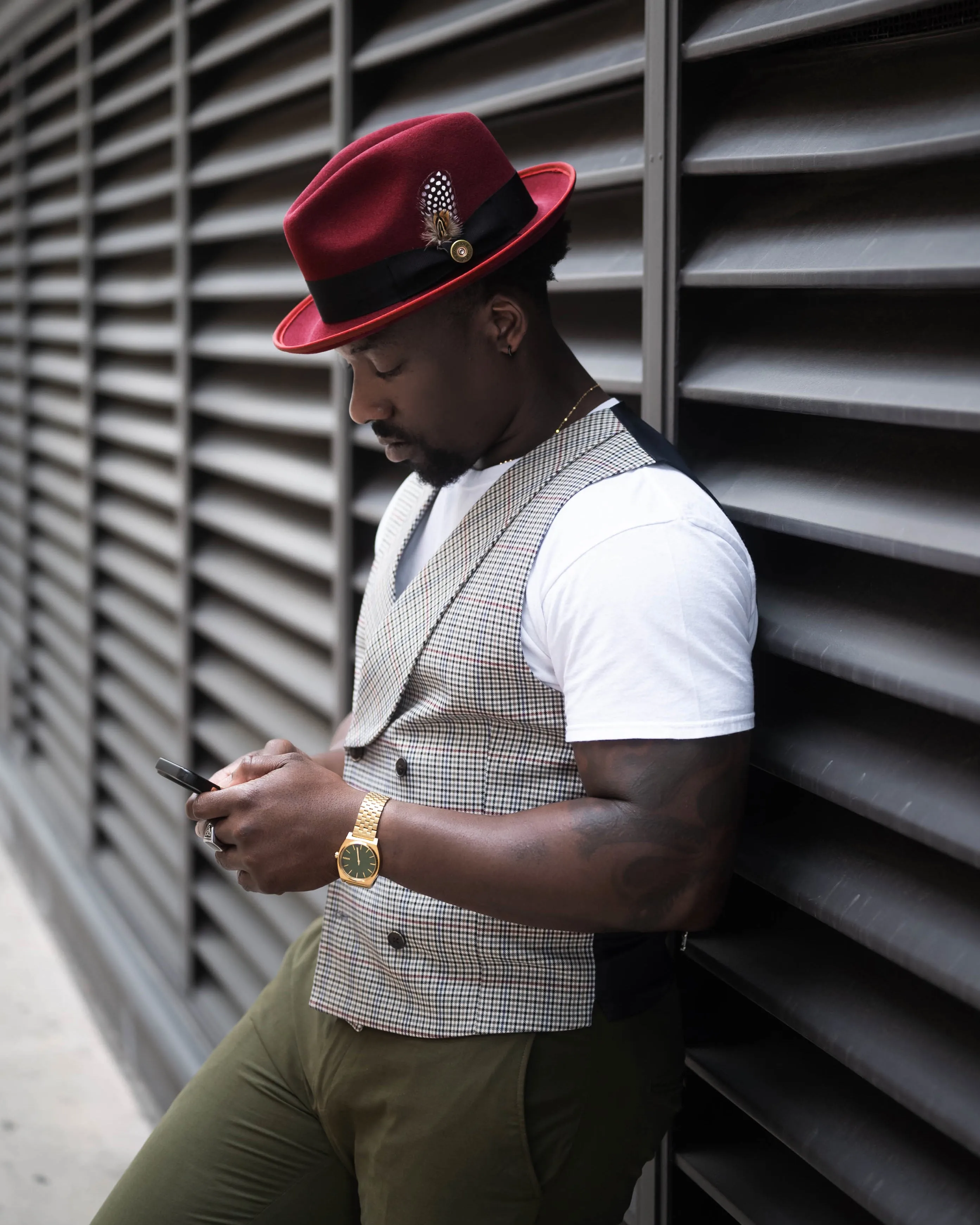 SG Trilby Fedora Hat – Burgundy V2 sold by Southern Gents product image thumbnail 3