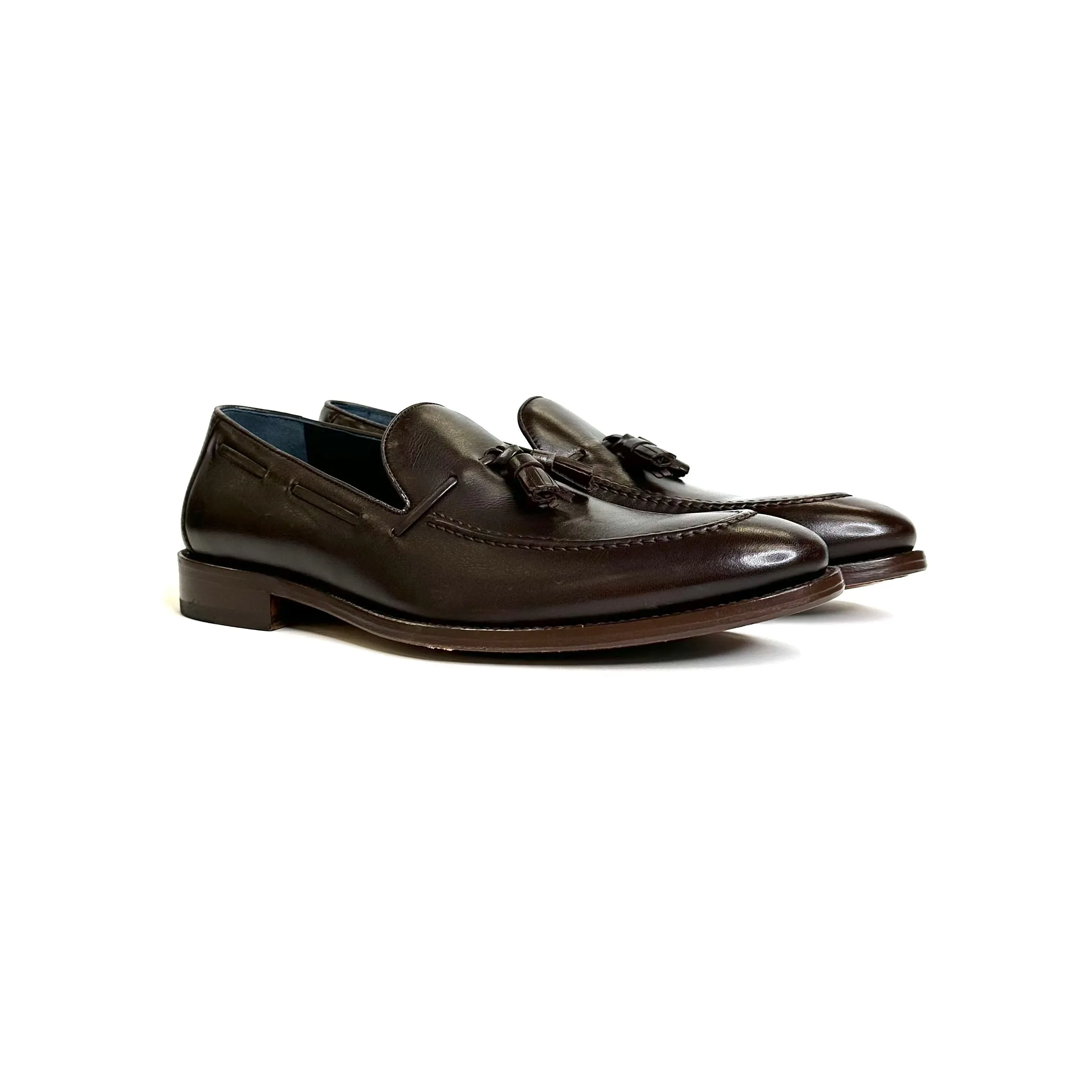 SG SAMPLE Newton Tassel Loafer – Dark Brown (Final Sale) sold by Southern Gents product image thumbnail 2