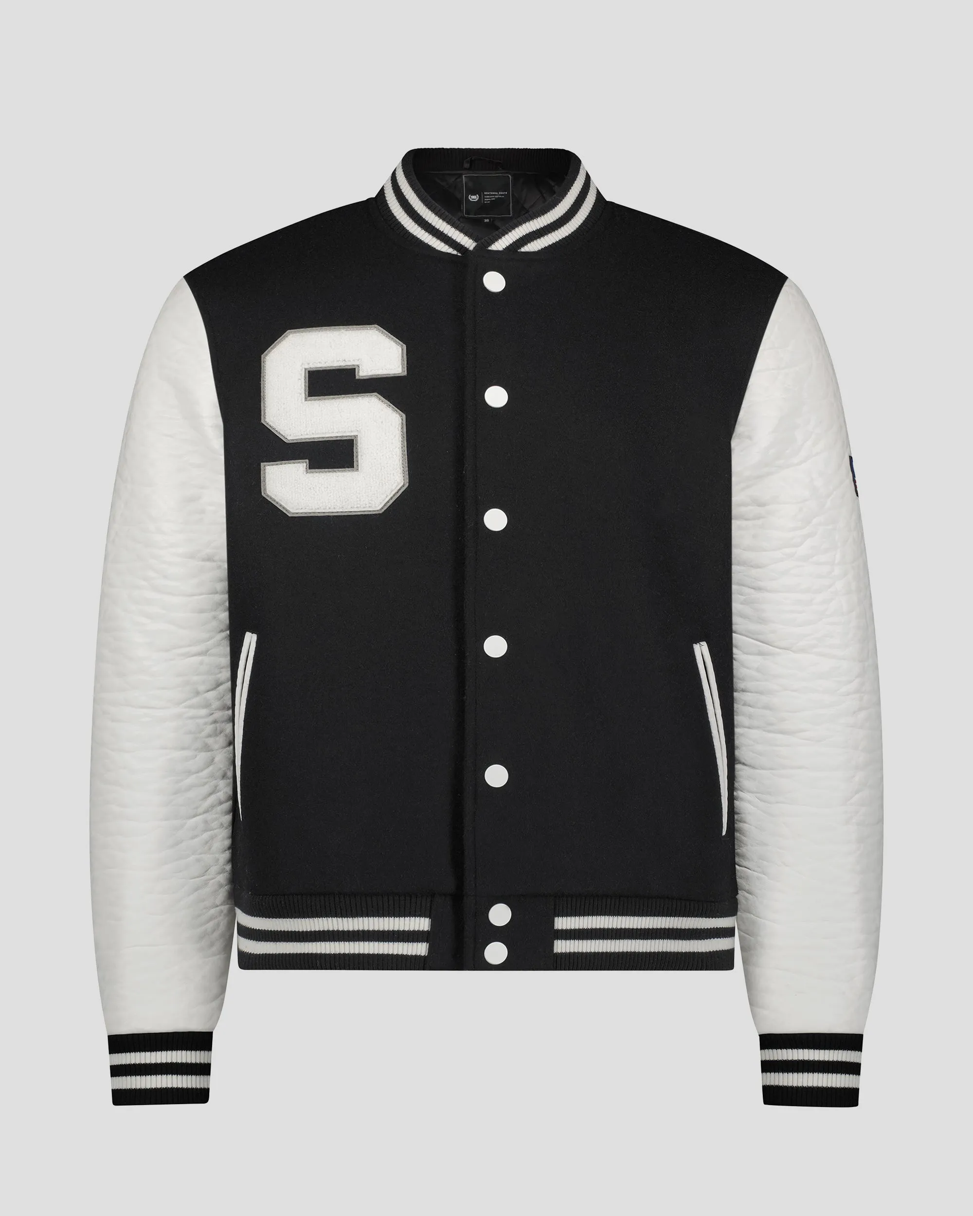 SG Varsity - Black + White sold by Southern Gents