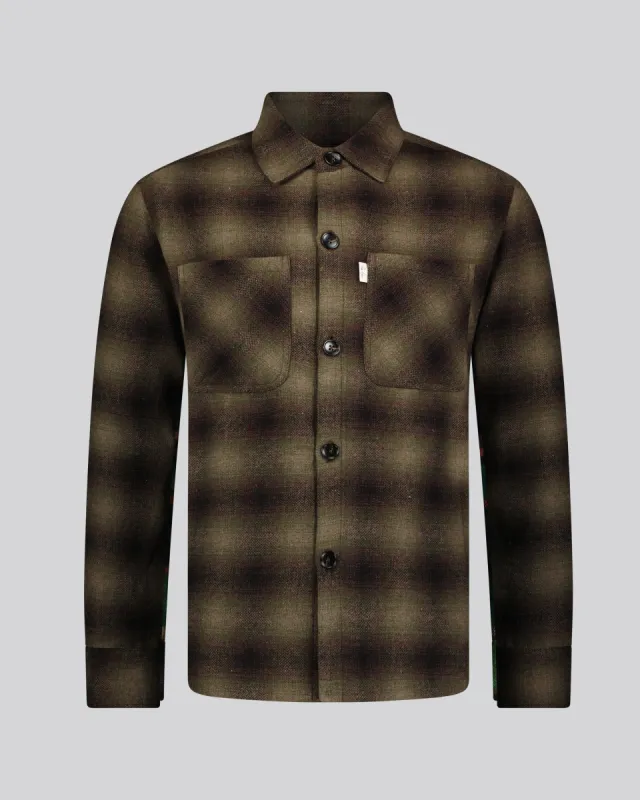 SG Quilted Shirt Jacket - Bronze Plaid sold by Southern Gents