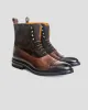 SG Logan High Top Boots V1 - Dark Brown sold by Southern Gents