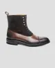 SG Logan High Top Boots V1 - Dark Brown sold by Southern Gents