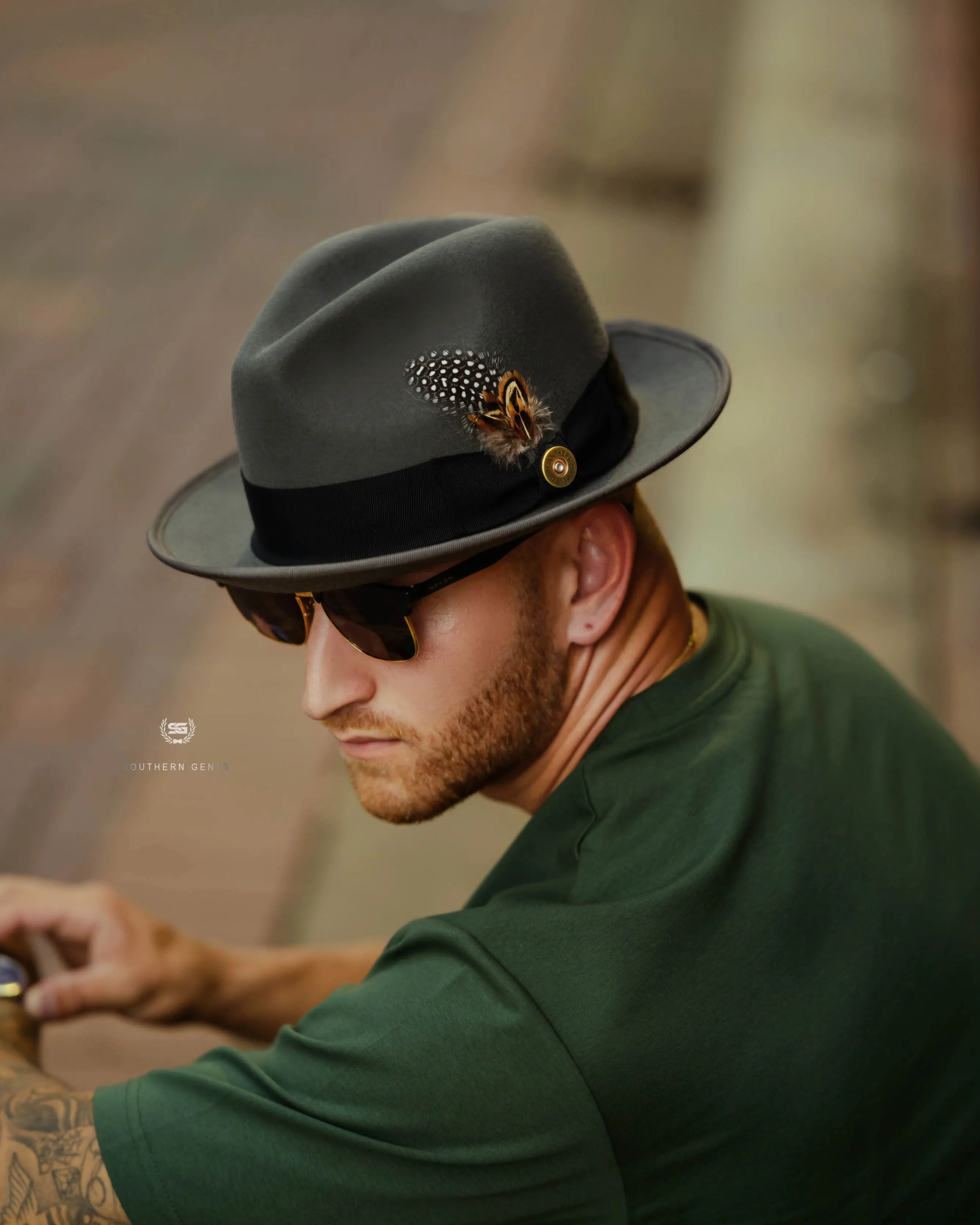 SG Trilby Fedora Hat – Grey sold by Southern Gents product image thumbnail 2