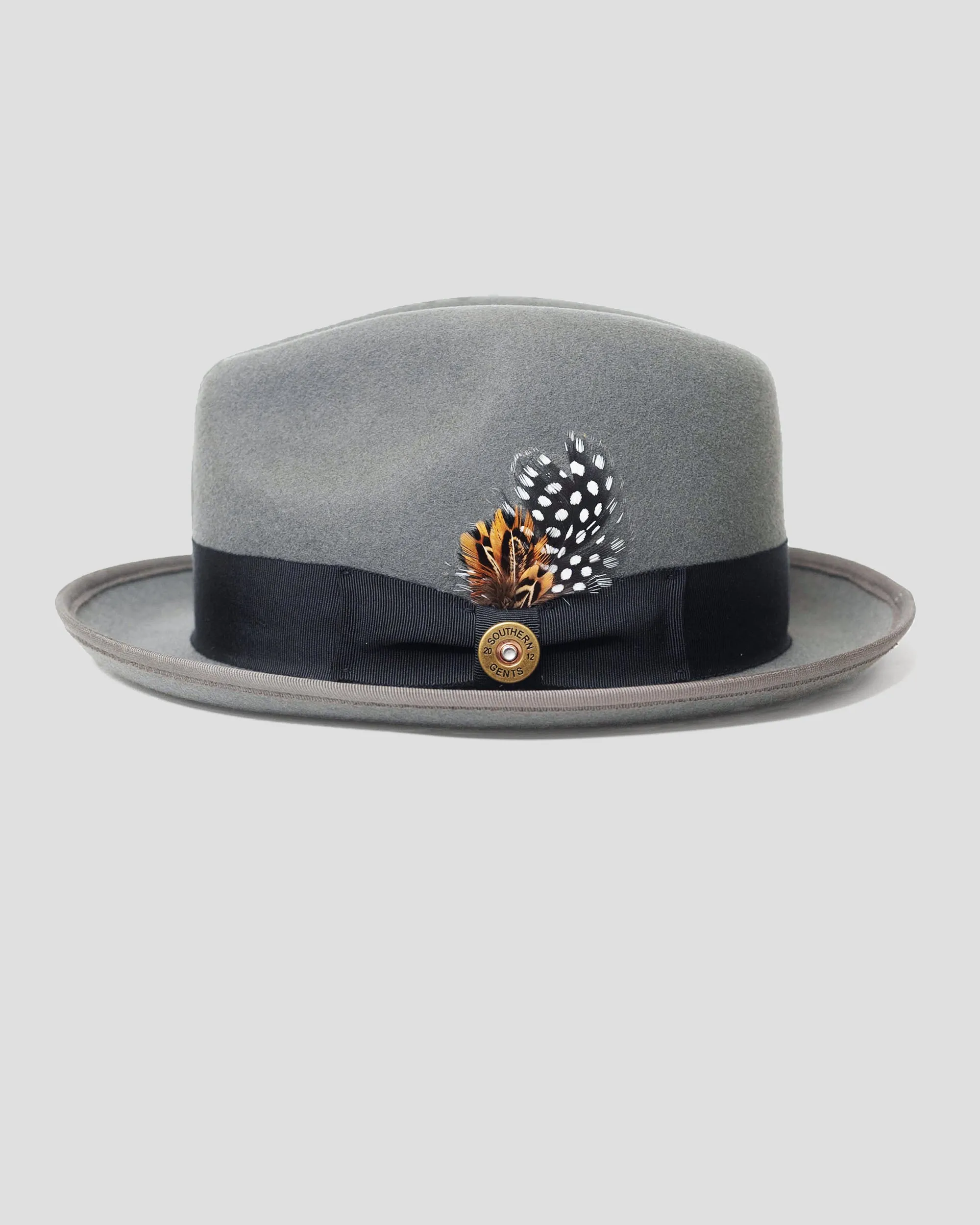 SG Trilby Fedora Hat – Grey sold by Southern Gents