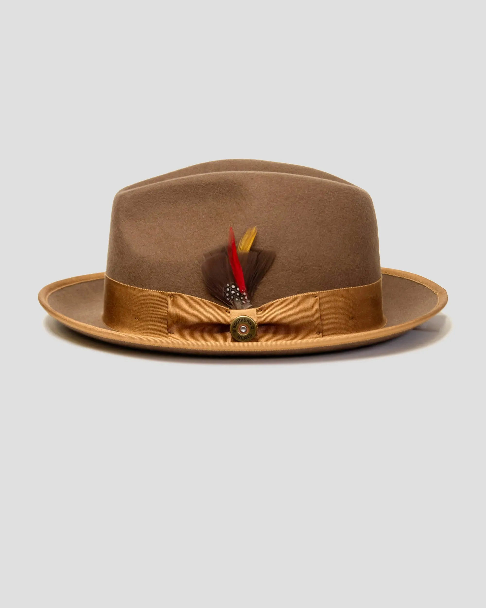 SG Trilby Fedora Hat – Brown sold by Southern Gents