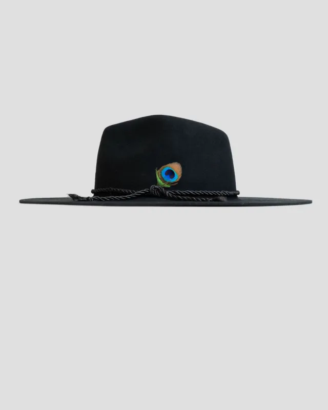 SG Alexander Fedora Hat - Black sold by Southern Gents