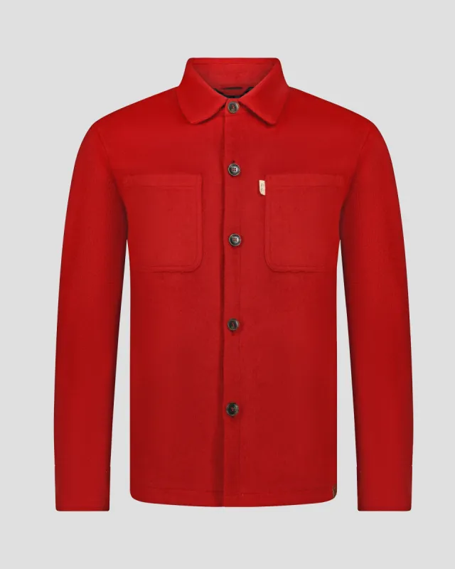 SG Quilted Shirt Jacket - Fire Red sold by Southern Gents
