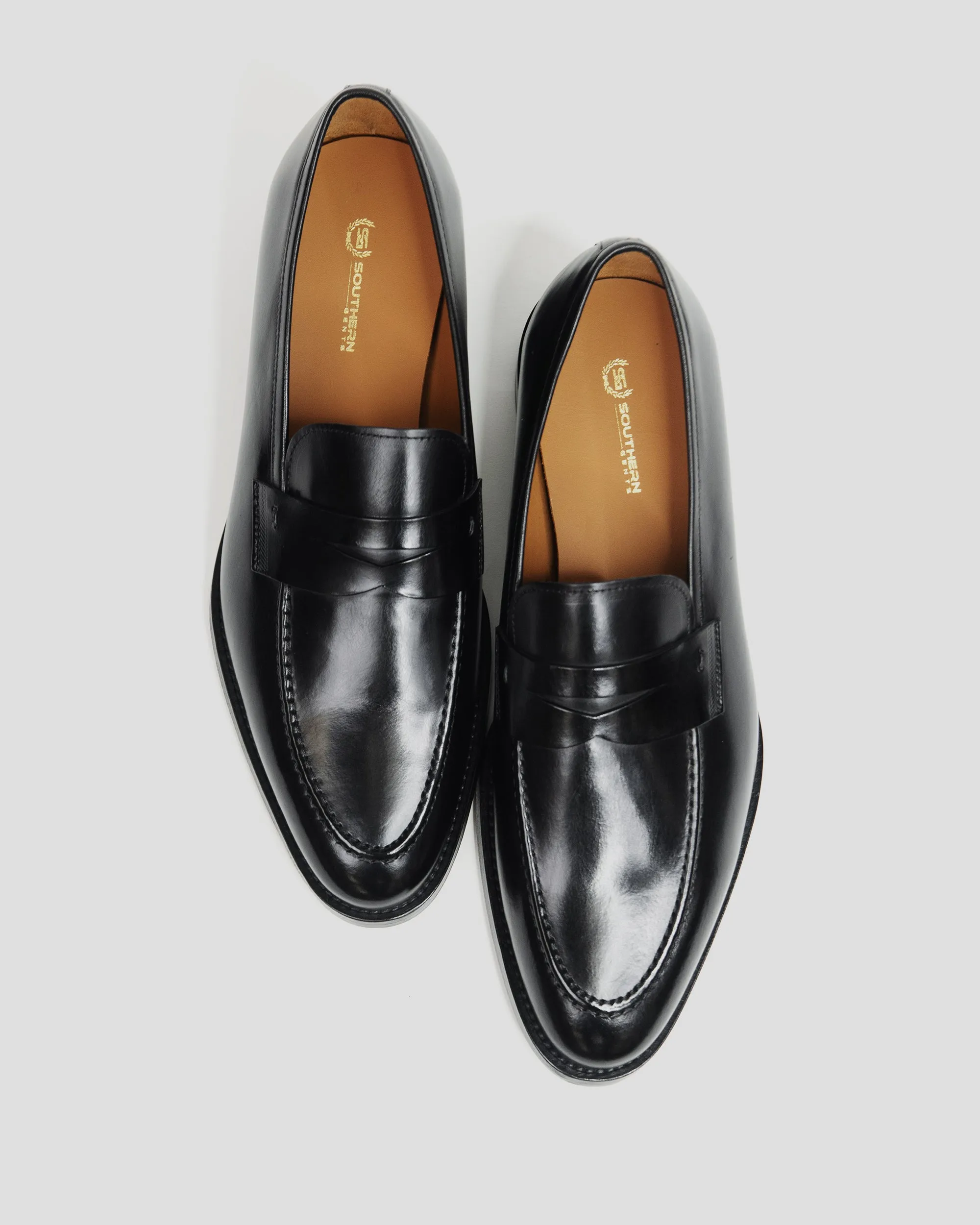 Southern Gents Smithson Penny Loafer V2– Black sold by Southern Gents product image thumbnail 4