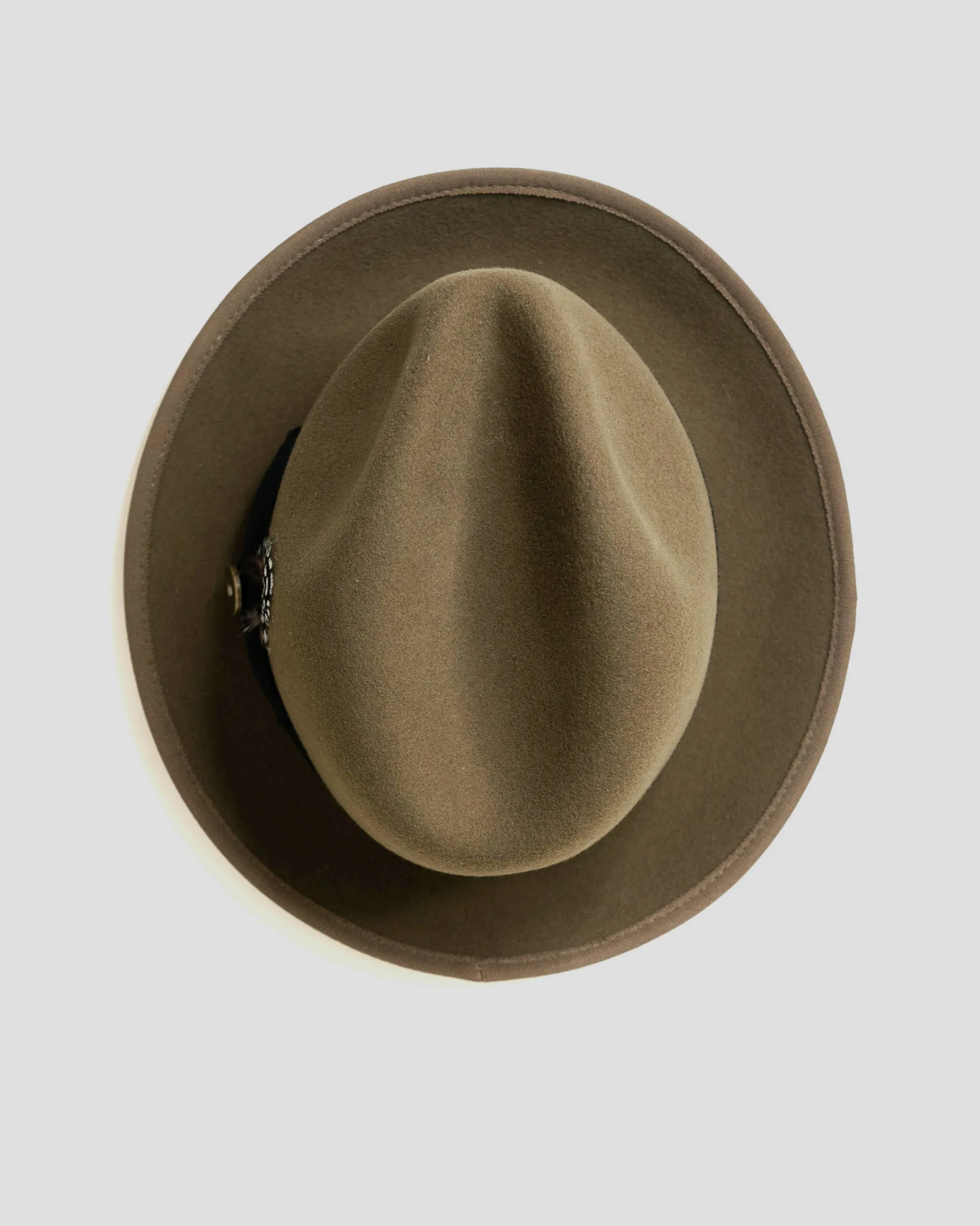 SG Trilby Fedora Hat – Dark Olive sold by Southern Gents product image thumbnail 4