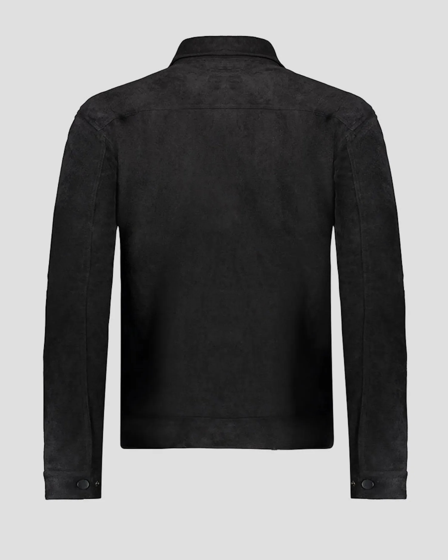 SG Vegan Suede Trucker Jacket - Black sold by Southern Gents product image thumbnail 4