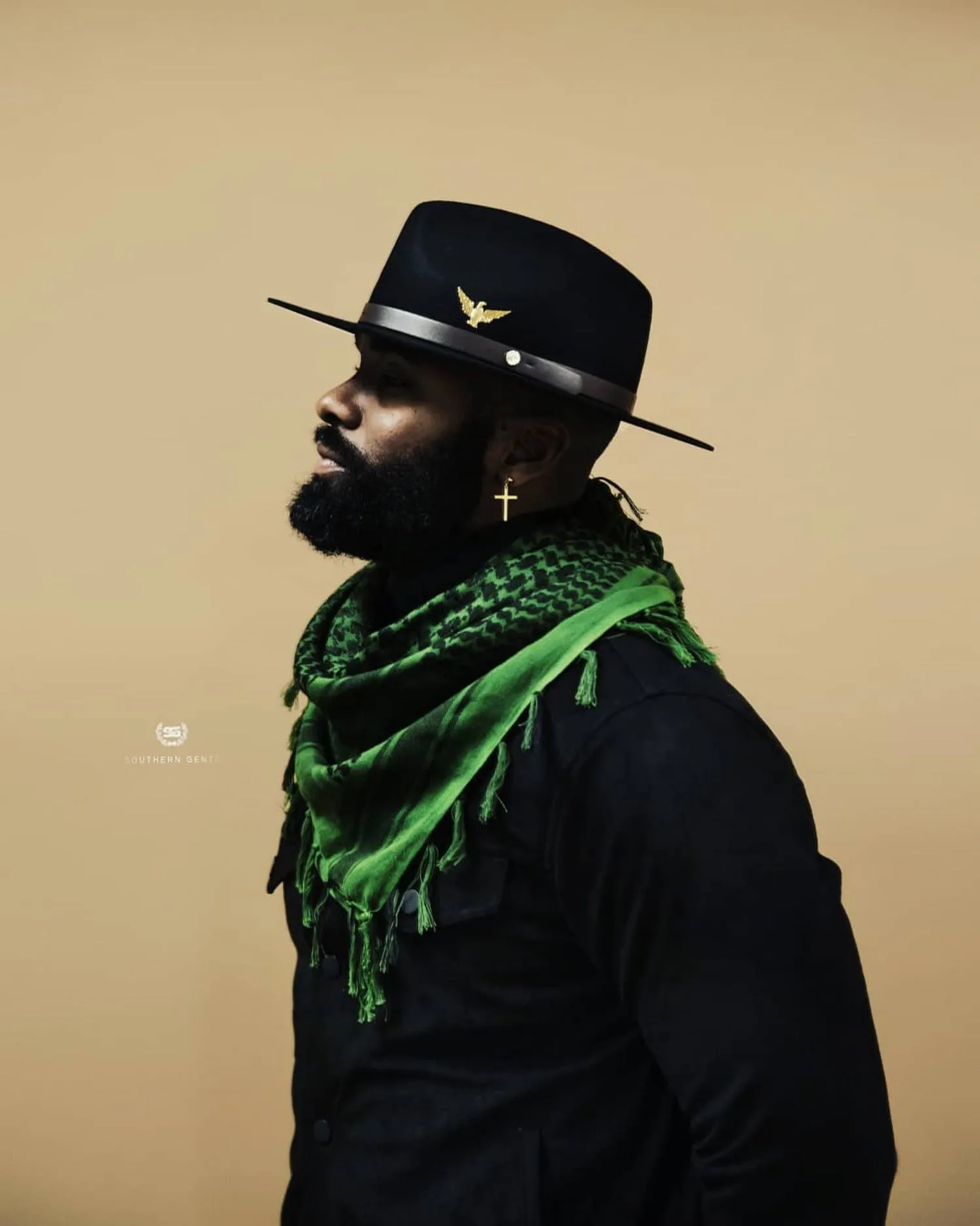 SG Vegan Suede Trucker Jacket - Black sold by Southern Gents product image thumbnail 2