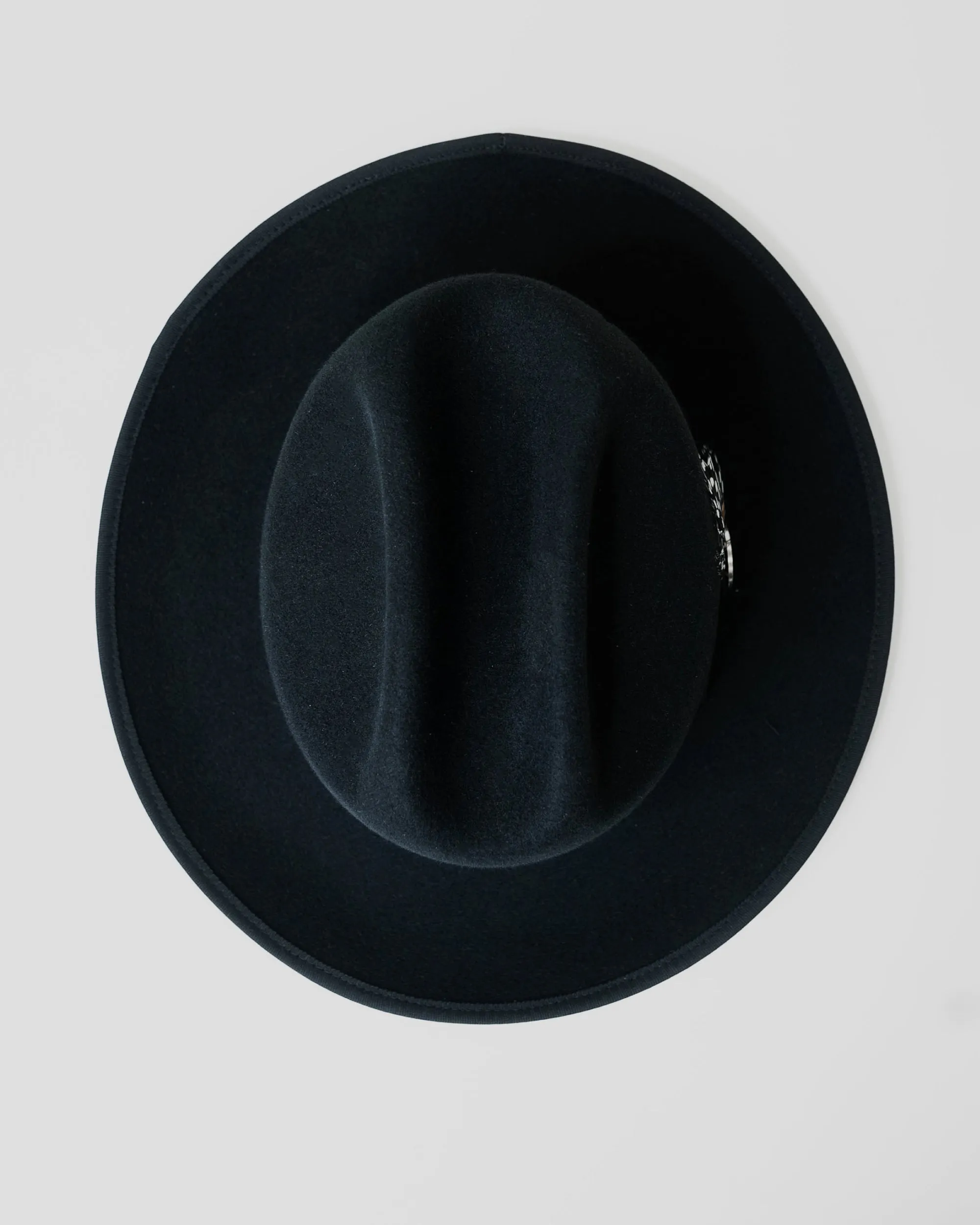SG Miller Ranch Fedora Hat - Black sold by Southern Gents product image thumbnail 3