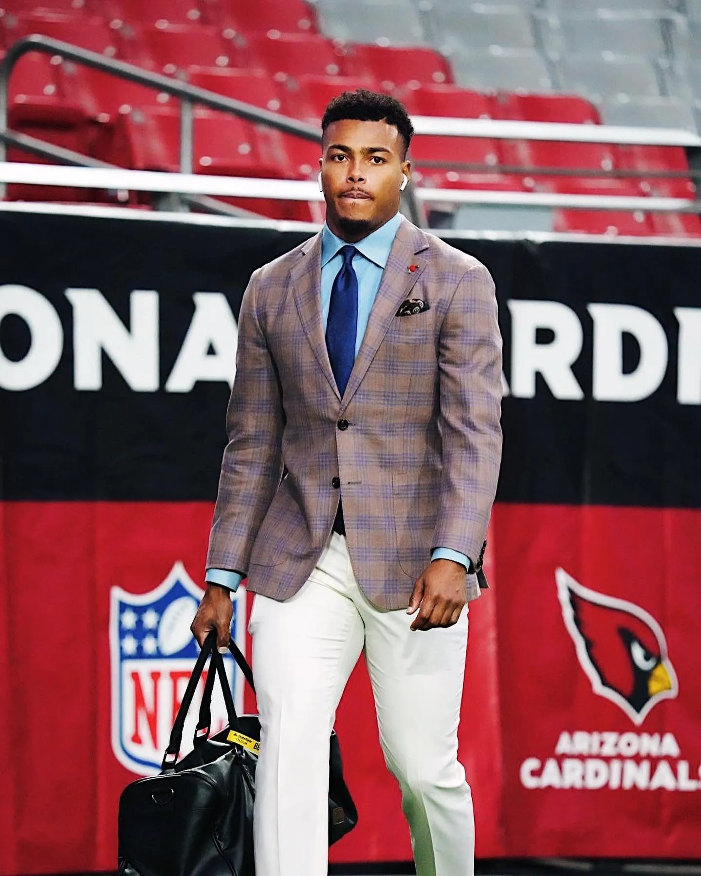 SG Single Breasted Blazer – Khaki + Orange Plaid sold by Southern Gents product image thumbnail 3