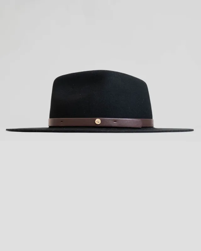 SG Geoffery Fedora Hat – Black sold by Southern Gents