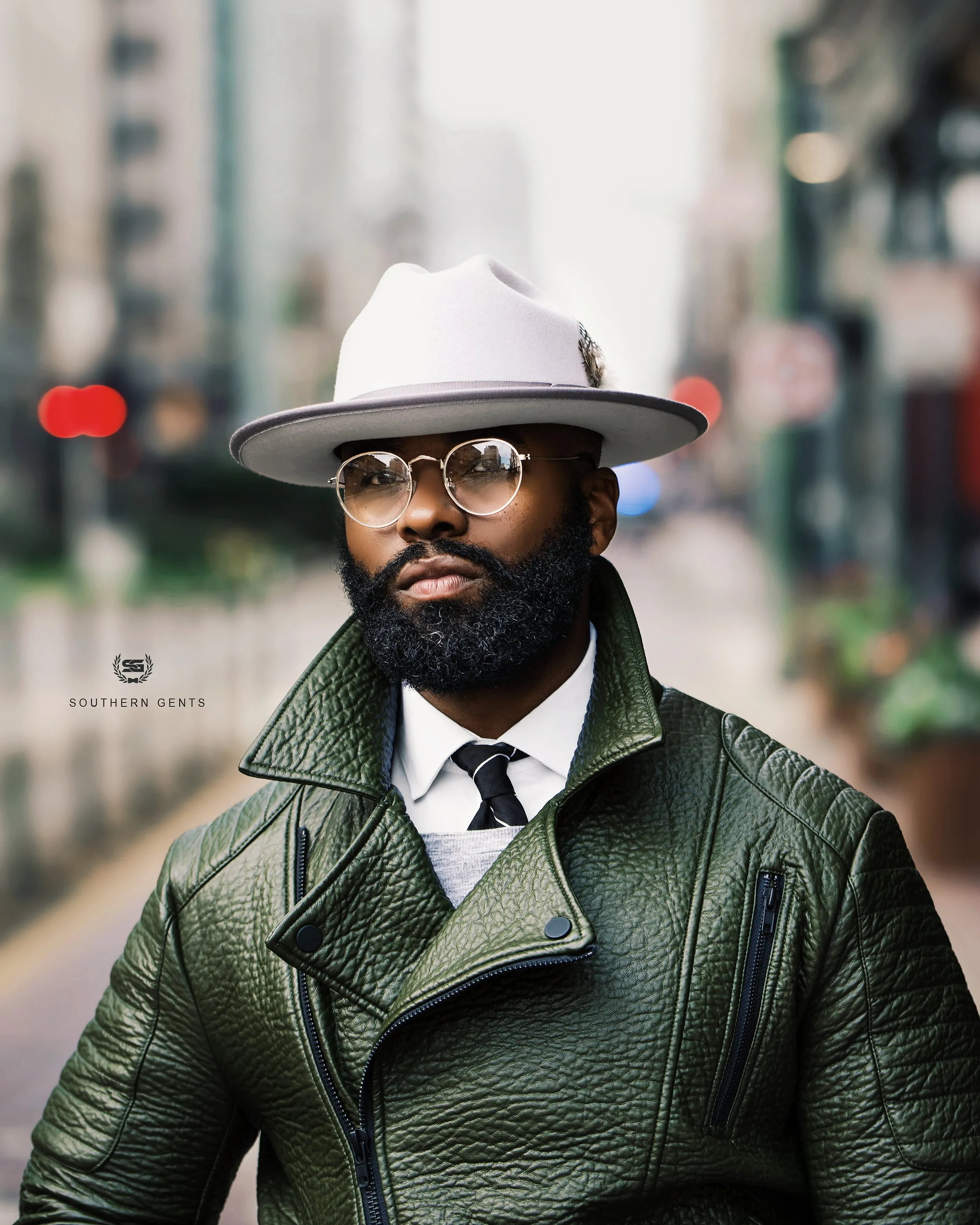 SG Men's Rogue Biker Jacket - Army Green sold by Southern Gents product image thumbnail 3