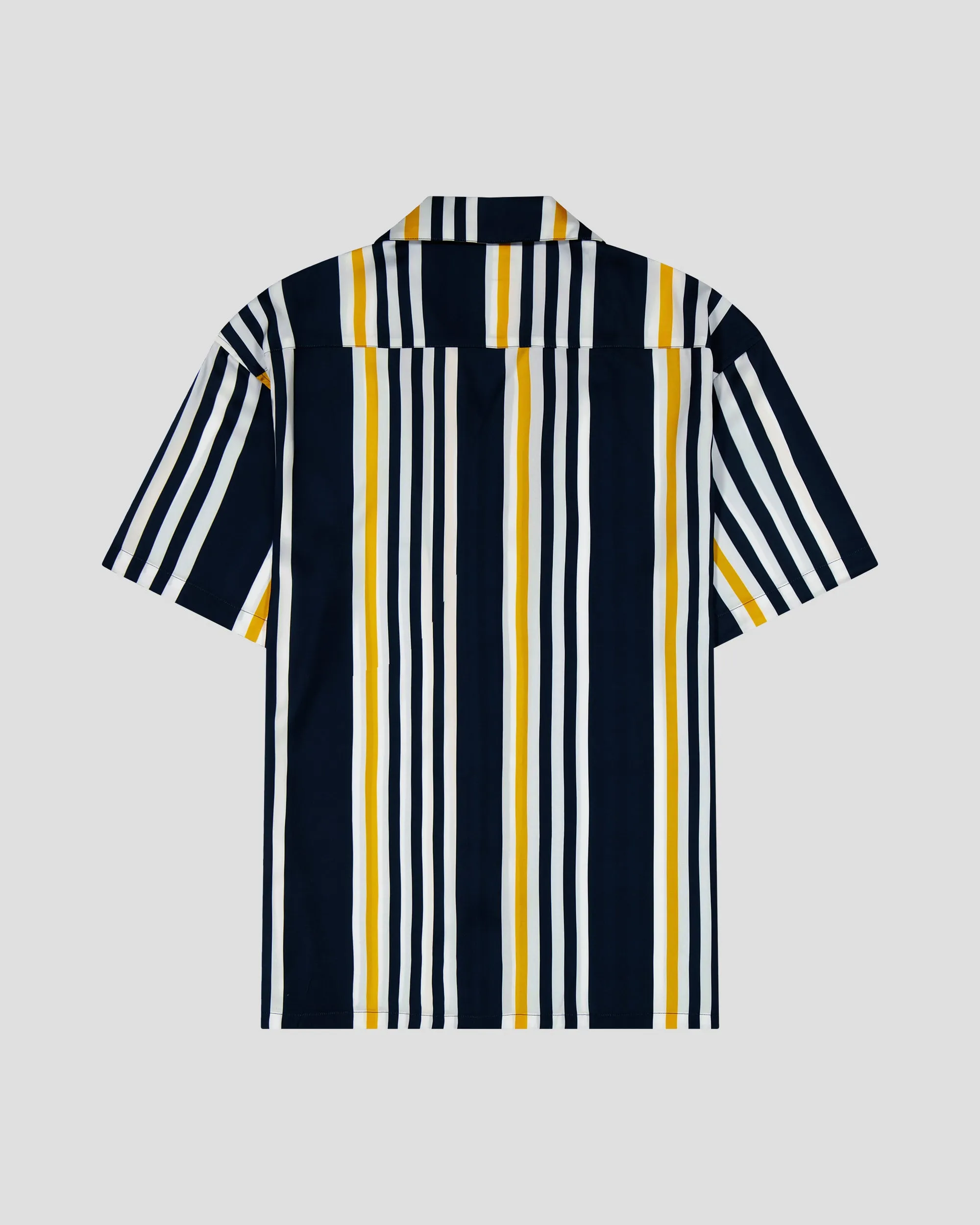 SG Camp Collar Shirt - Navy + Gold Stripe sold by Southern Gents product image thumbnail 2