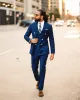 SG Double Breasted Blazer – Navy + Ivory Buttons sold by Southern Gents