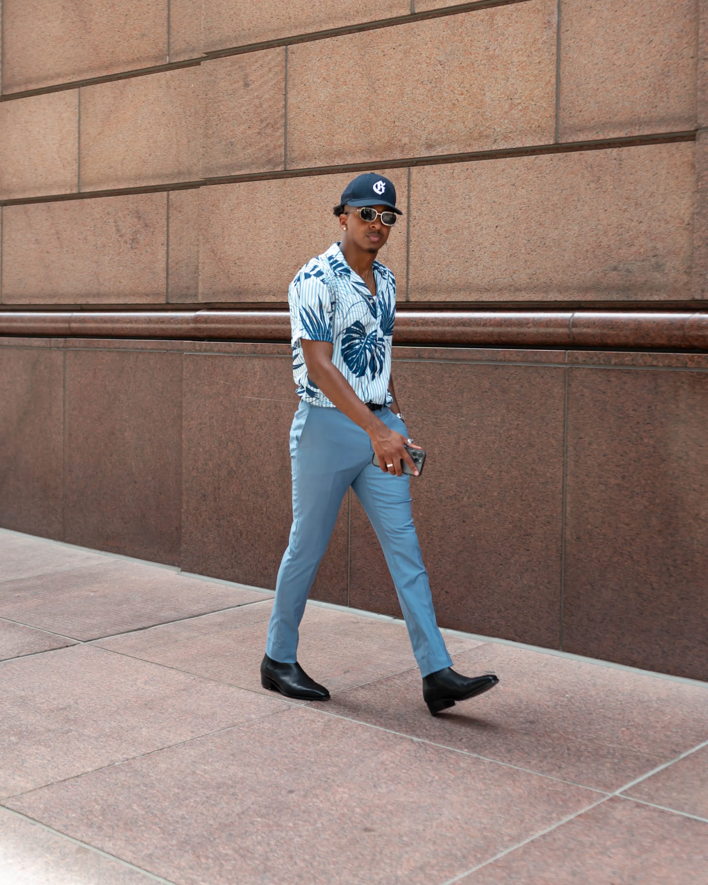 SG Camp Collar Shirt - Blue Tropics sold by Southern Gents product image thumbnail 3