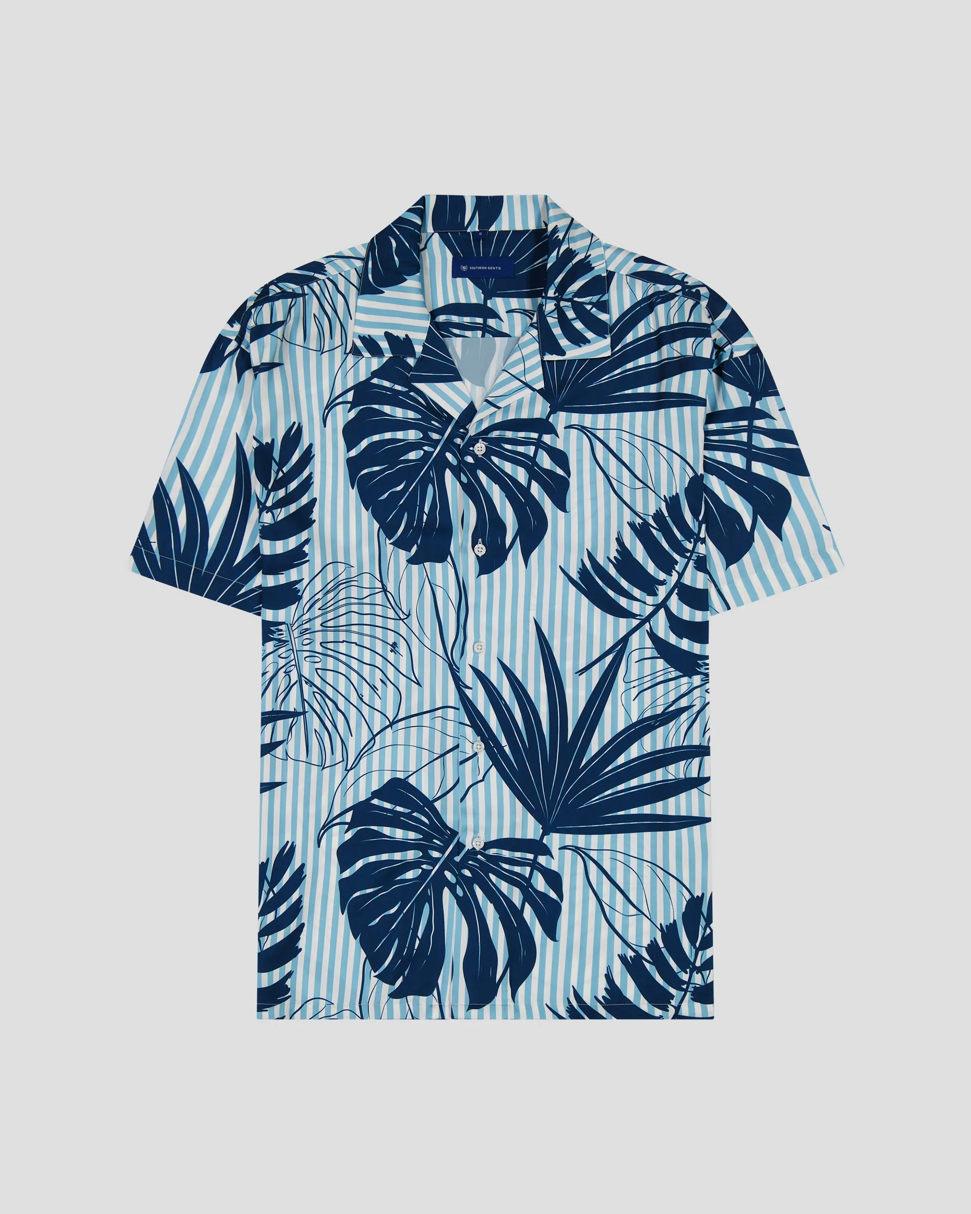 SG Camp Collar Shirt - Blue Tropics sold by Southern Gents