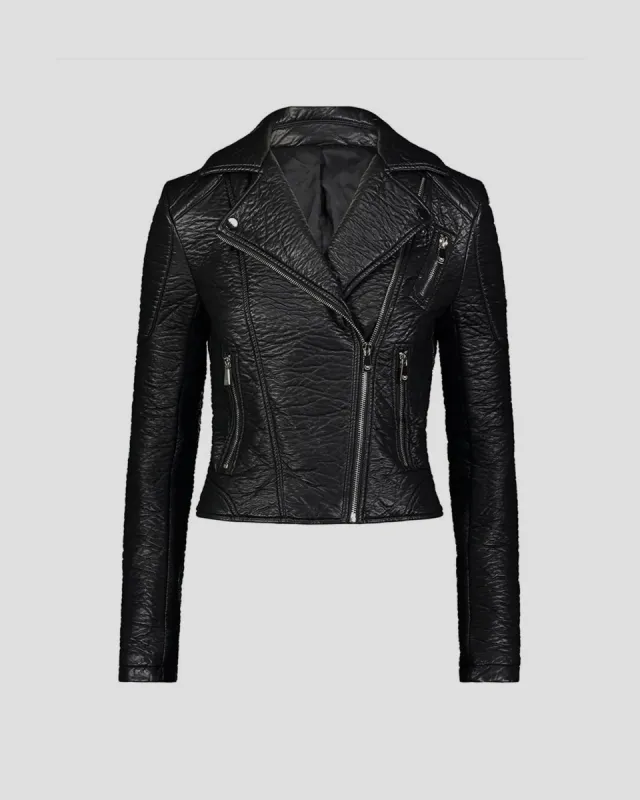 SG Women's Biker Jacket - Black sold by Southern Gents