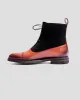 SG Logan High Top Boots V1 - Cognac + Black sold by Southern Gents