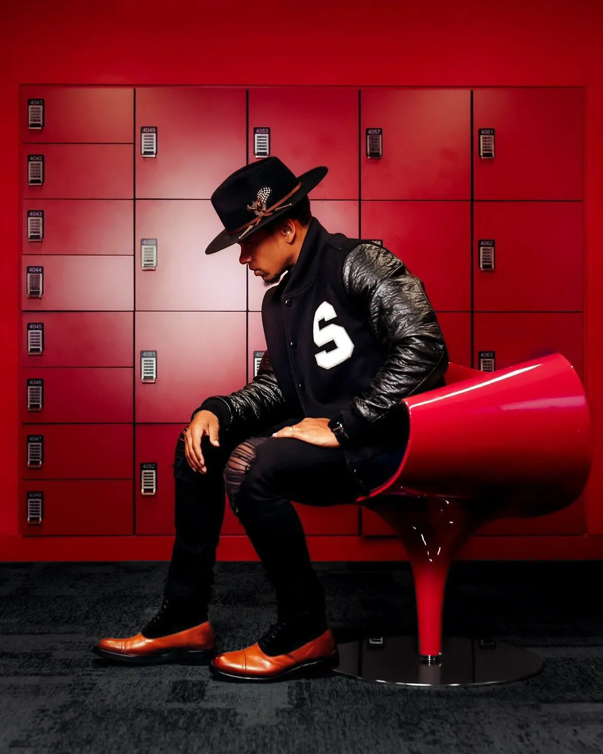 SG Logan High Top Boots V1 - Cognac + Black sold by Southern Gents product image thumbnail 2